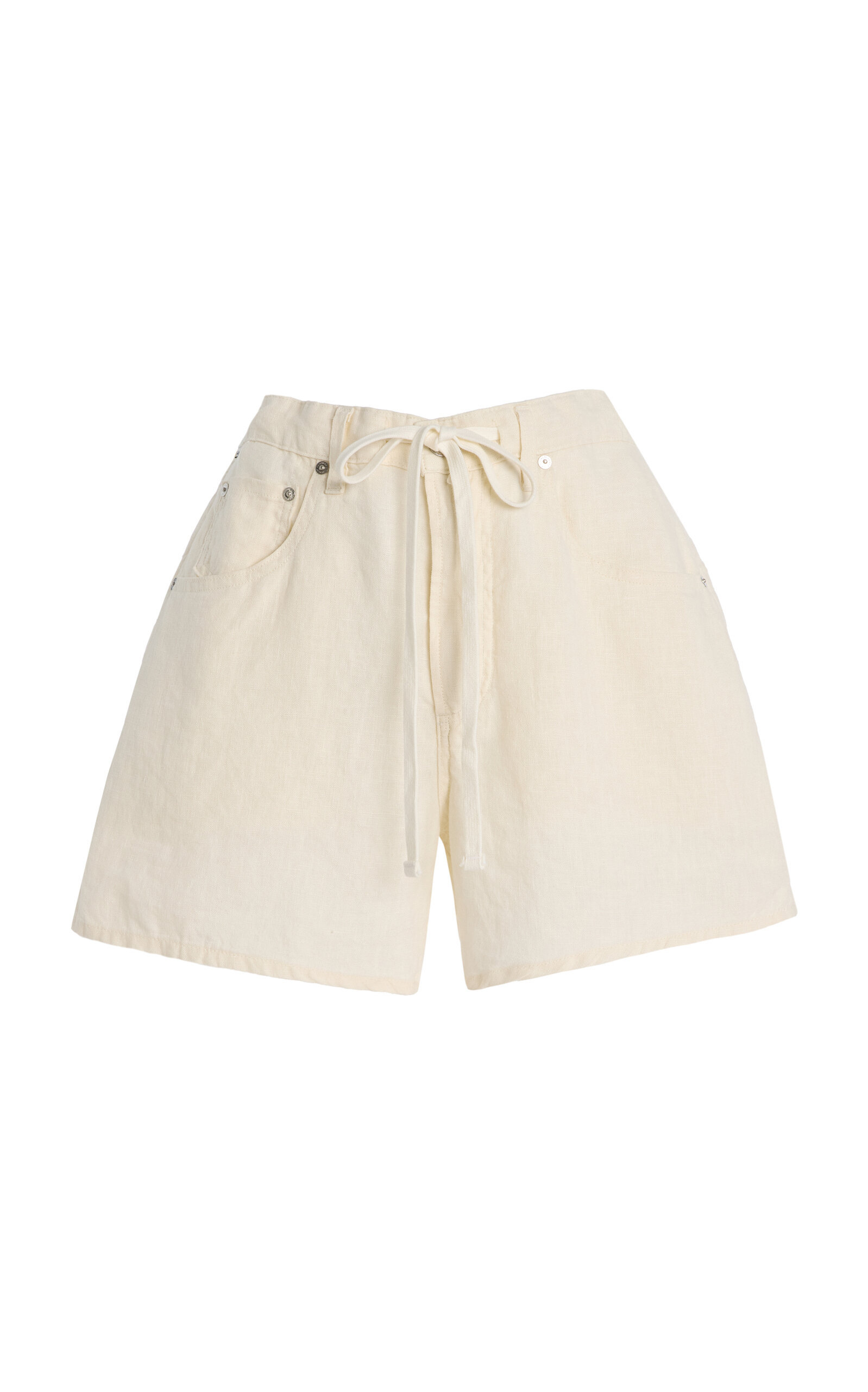 Citizen Of Humanity Brynn Drawstring Short In Fresco In Ivory