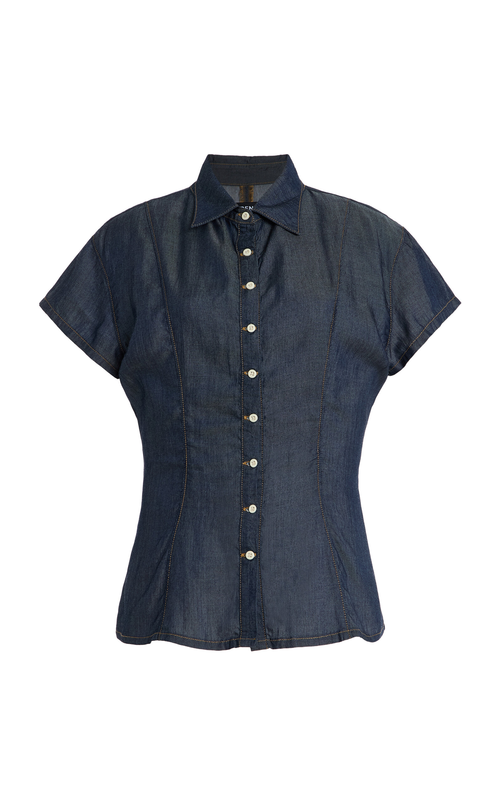 EB Denim Rosie Denim Shirt - Navy - Women's Clothing