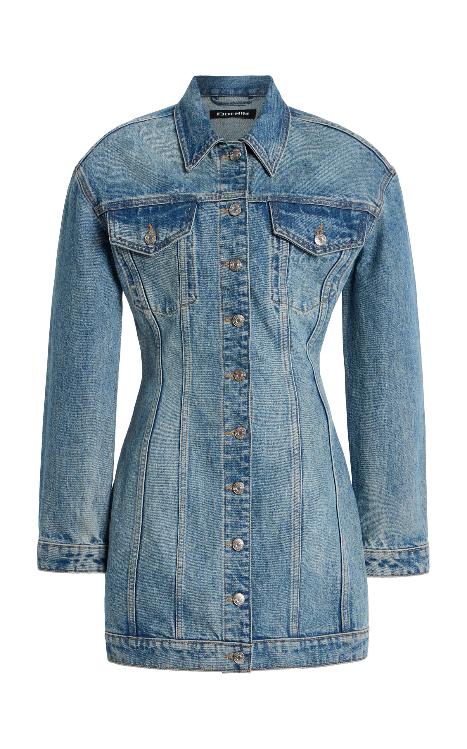EB Denim Prima Denim Mini Dress - Light Wash