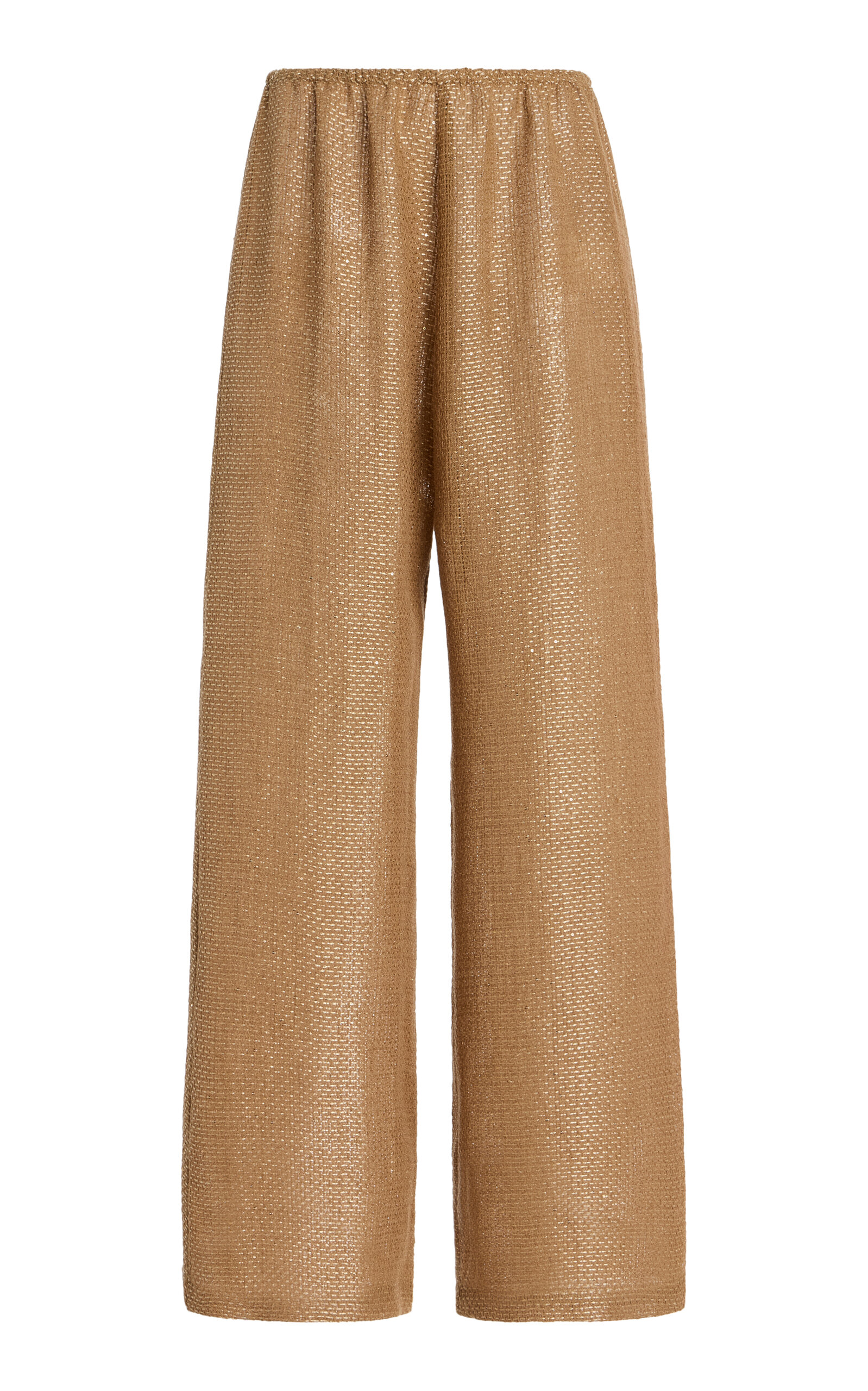 Leset Stella Wide-Leg Linen-Blend Pants