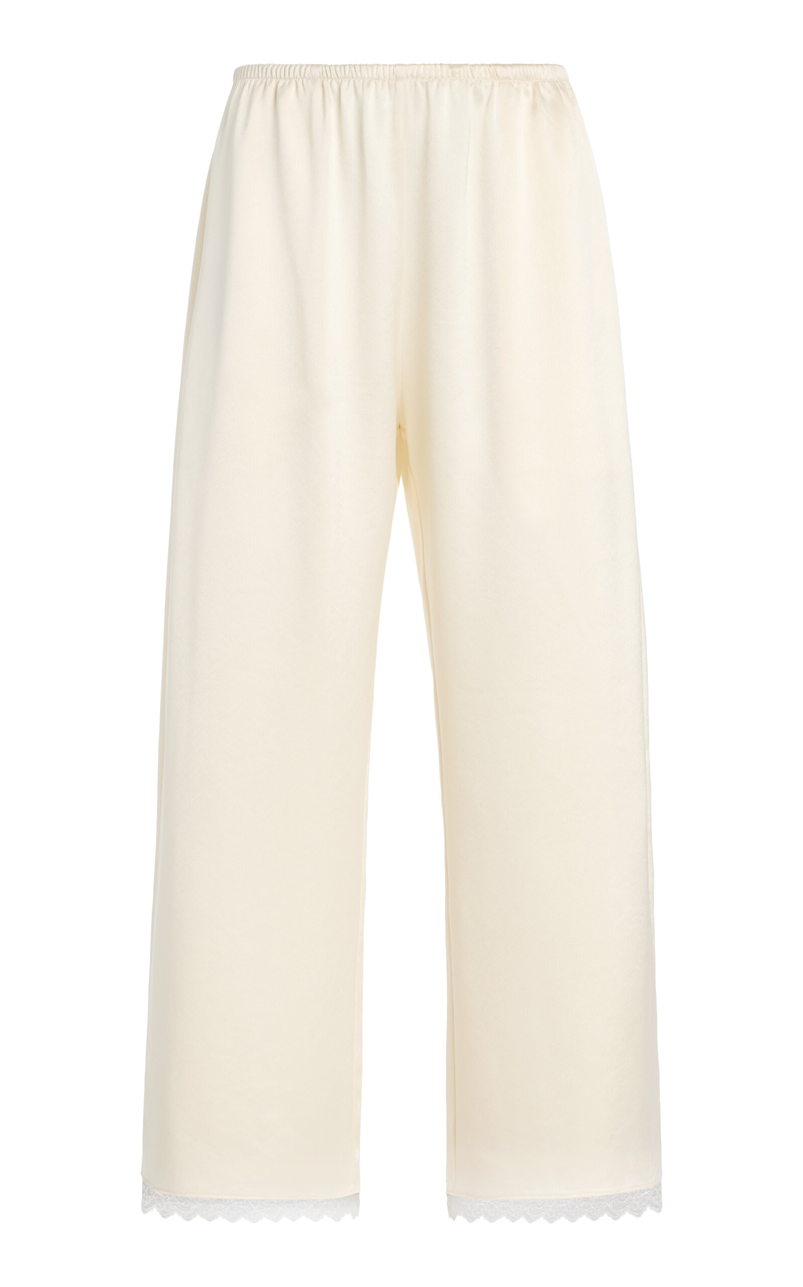 Leset Barb Cropped Lace Pants