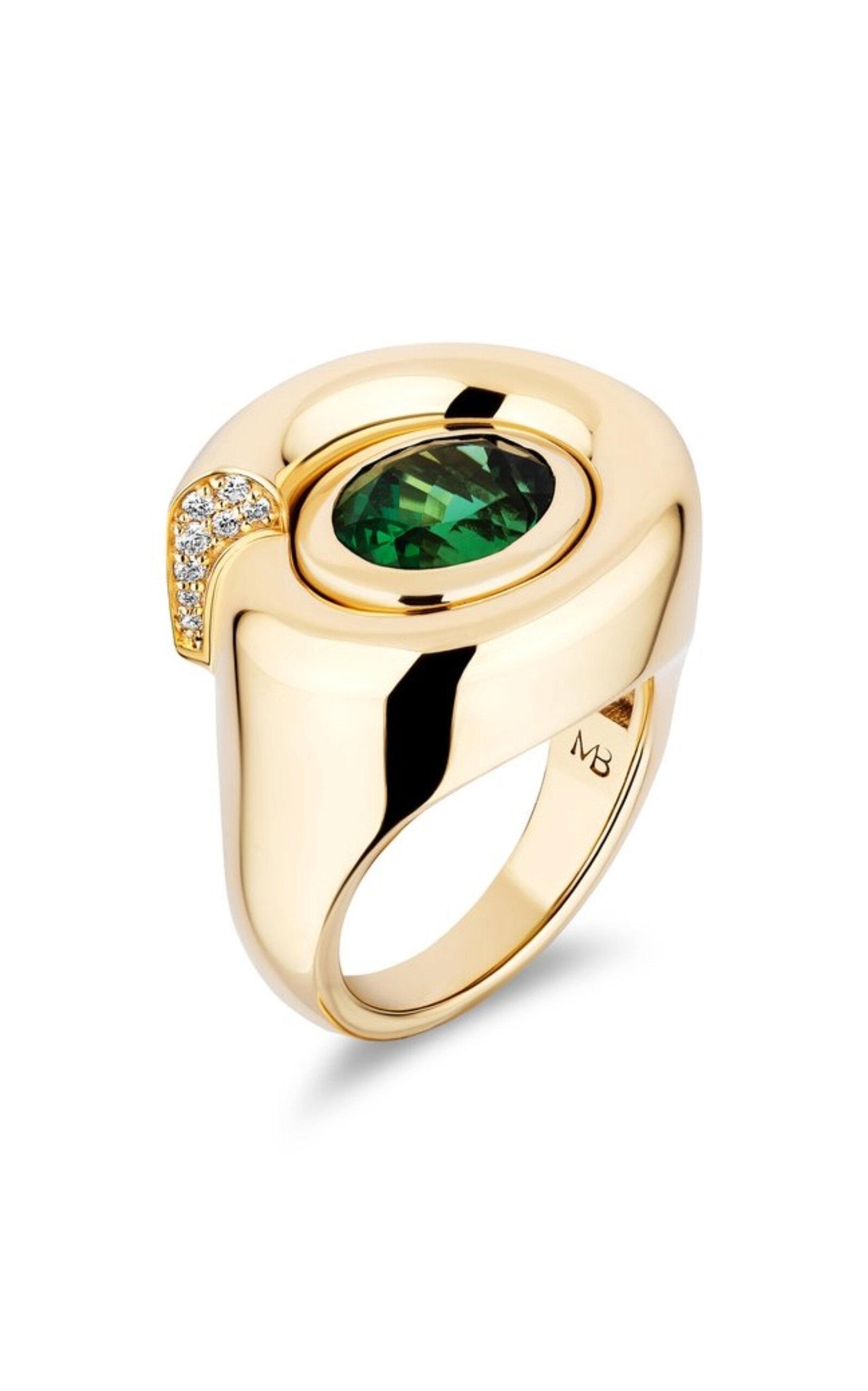 MASON AND BOOKS 14K YELLOW GOLD DIAMOND RING