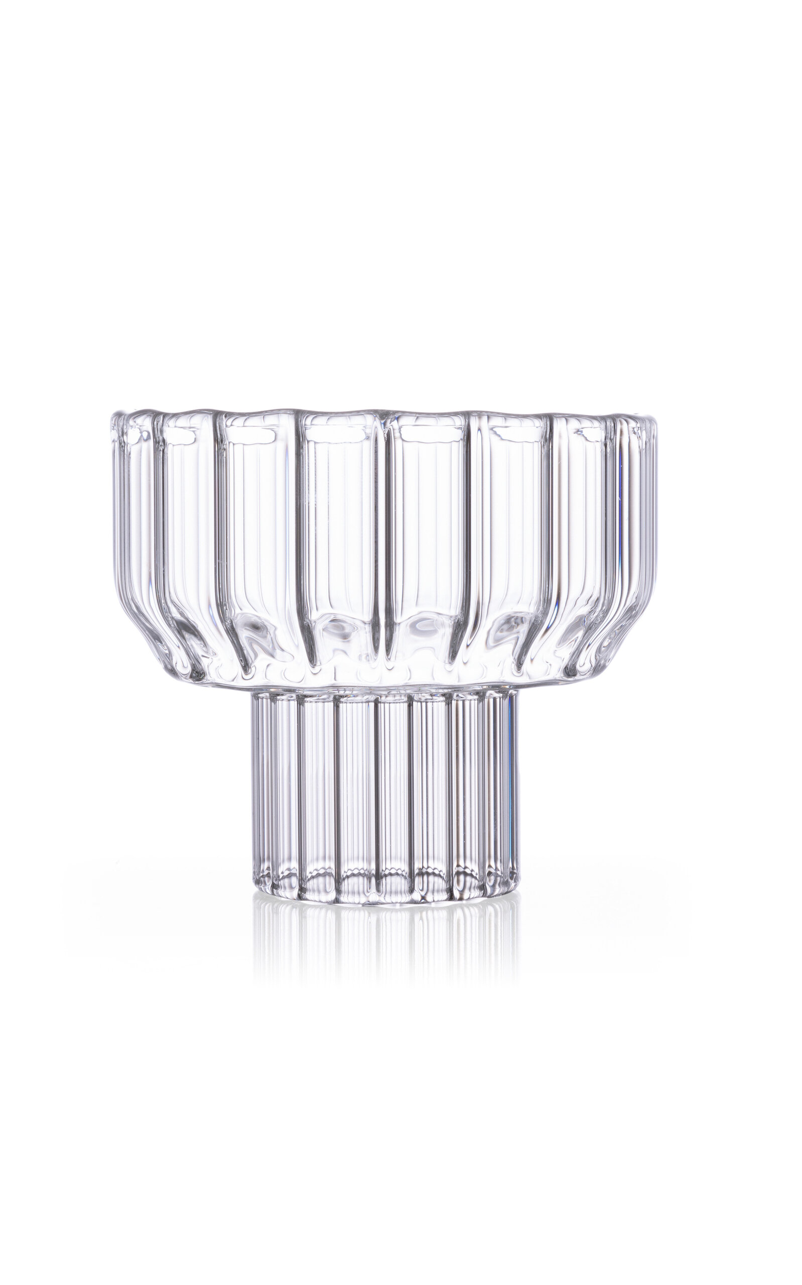Fferrone Frances Glass Bowl In Clear