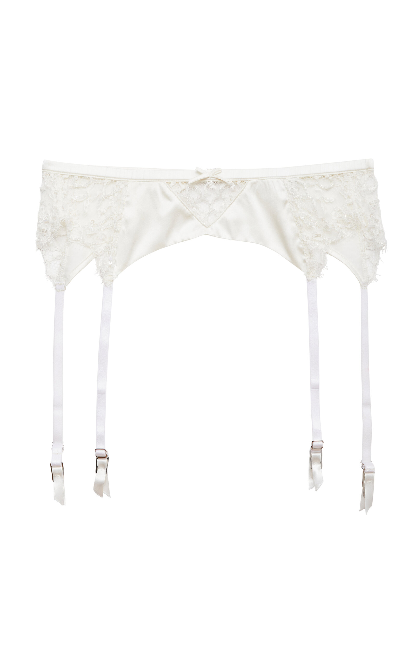 x Galia Lahav Daphne Lace Garter Belt
