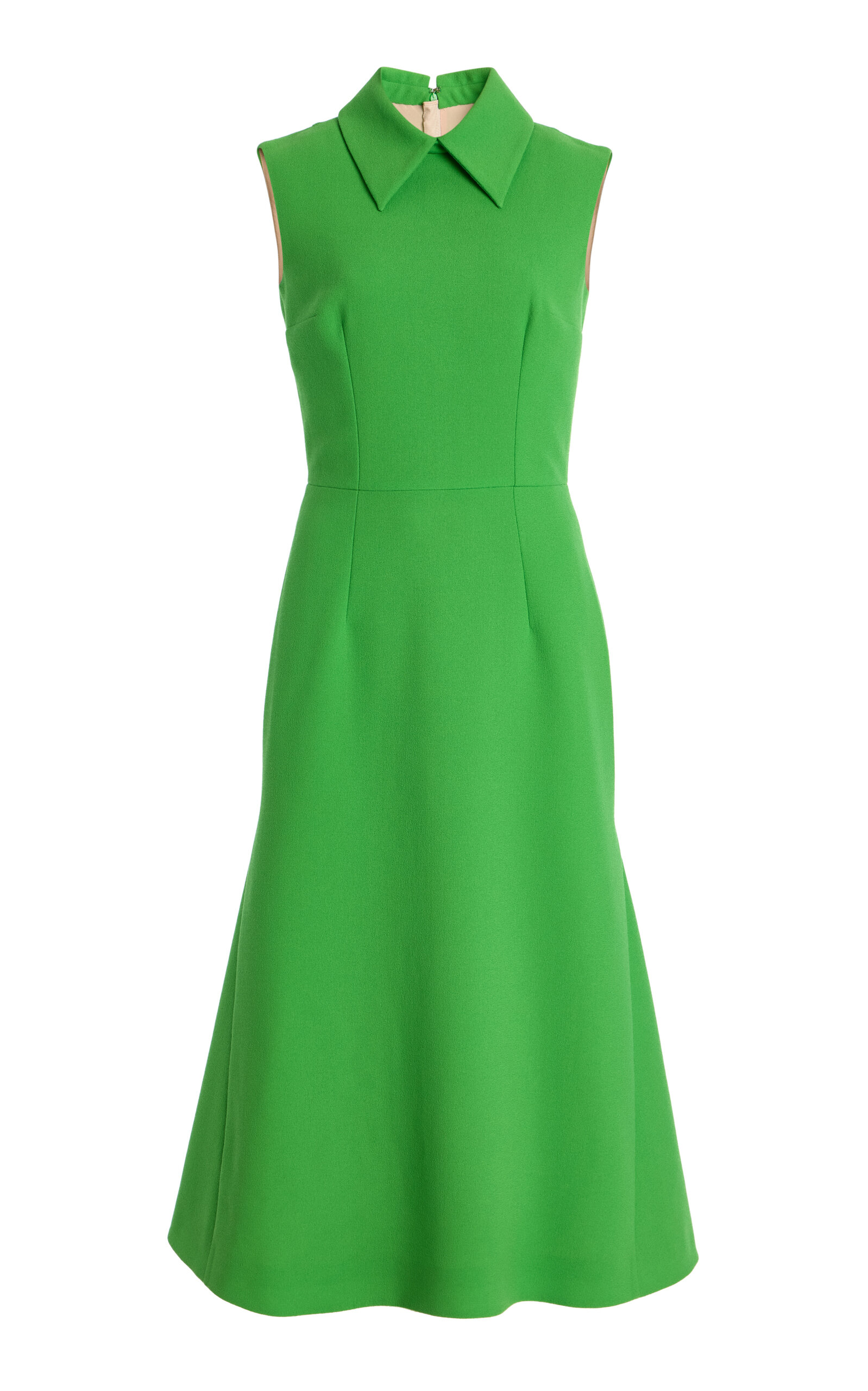 Emilia Wickstead Leontine Collared Wool Dress