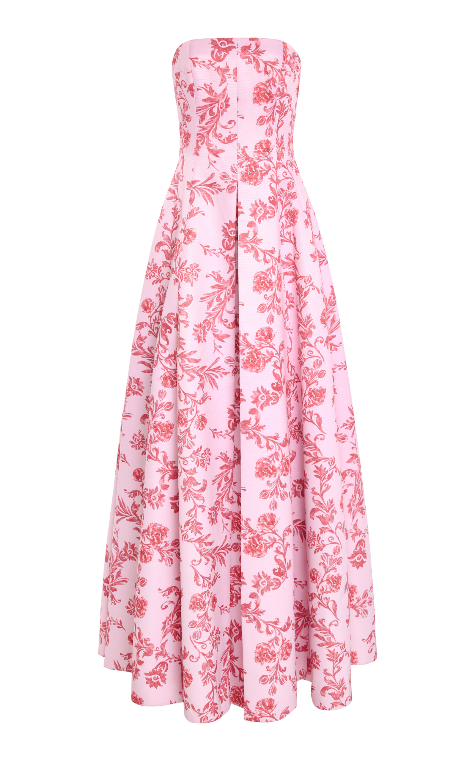 Emilia Wickstead Auclair Strapless Floral Taffeta Gown - Women's Clothing