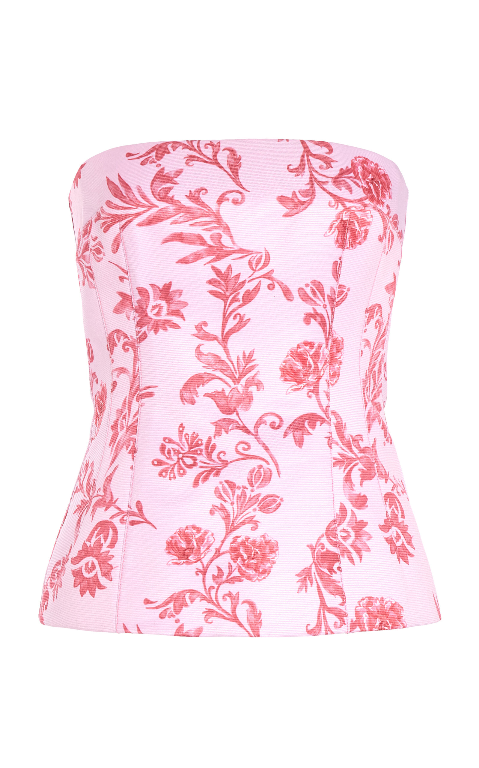 Emilia Wickstead Kerina Floral Strapless Top