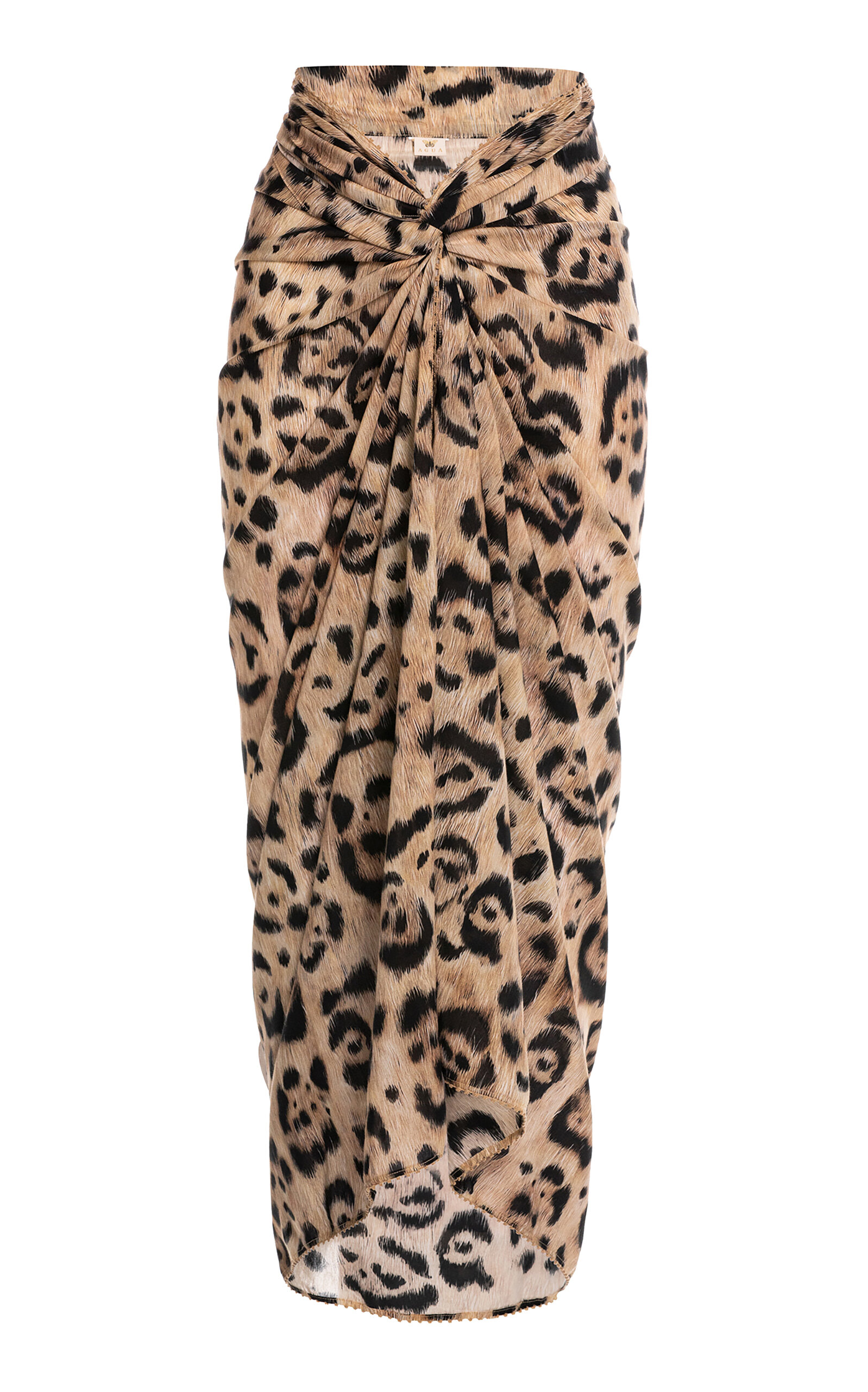 Agua by Agua Bendita Lavanda Printed Cotton-Blend Pareo