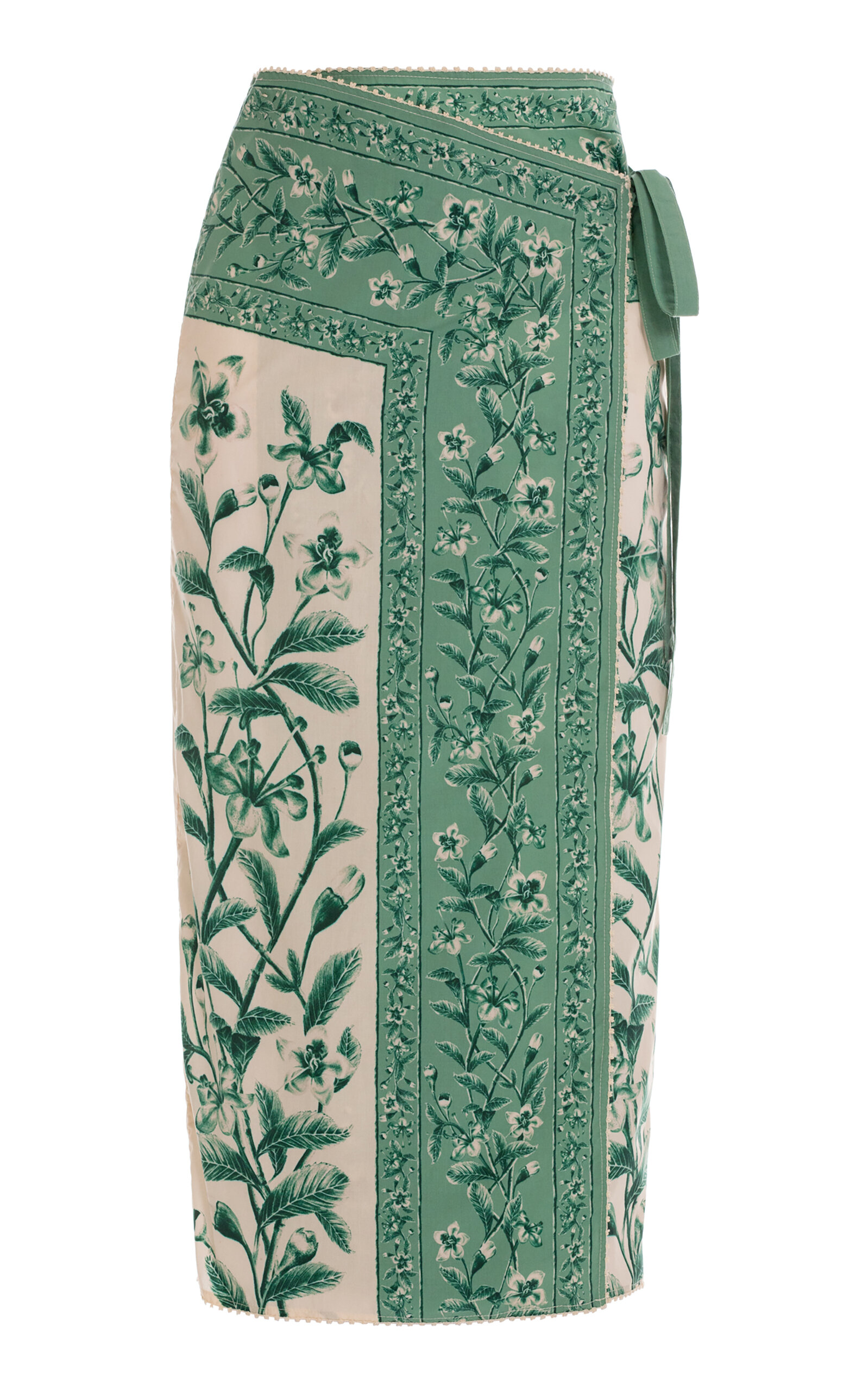 Agua by Agua Bendita Luna Printed Cotton Pareo