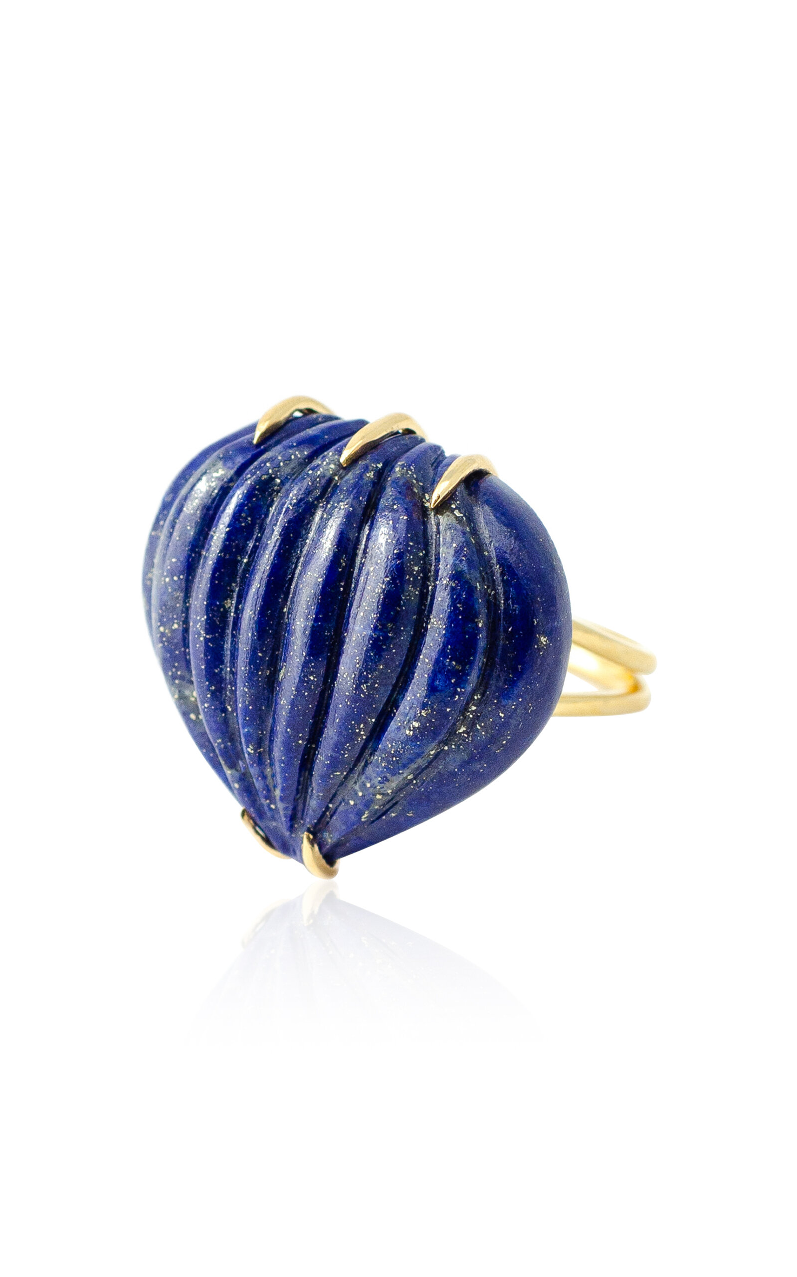 18K Yellow Gold Lapis Lazuli Rng