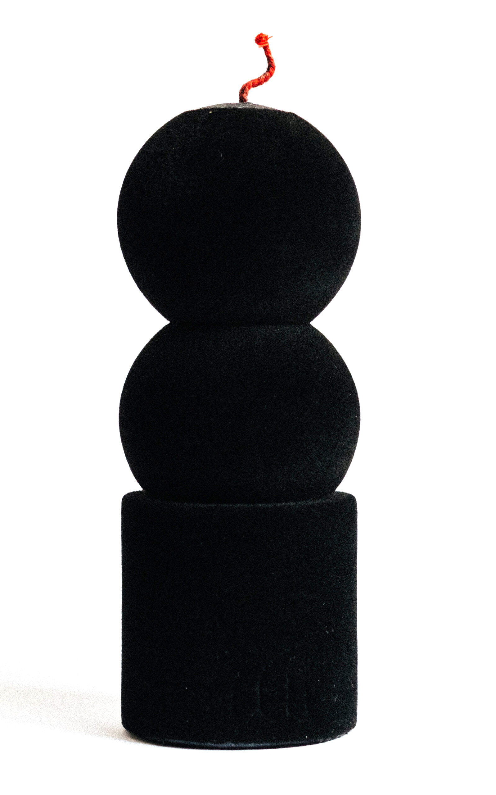 TAITH Large Lilu Velvet Candle - Black