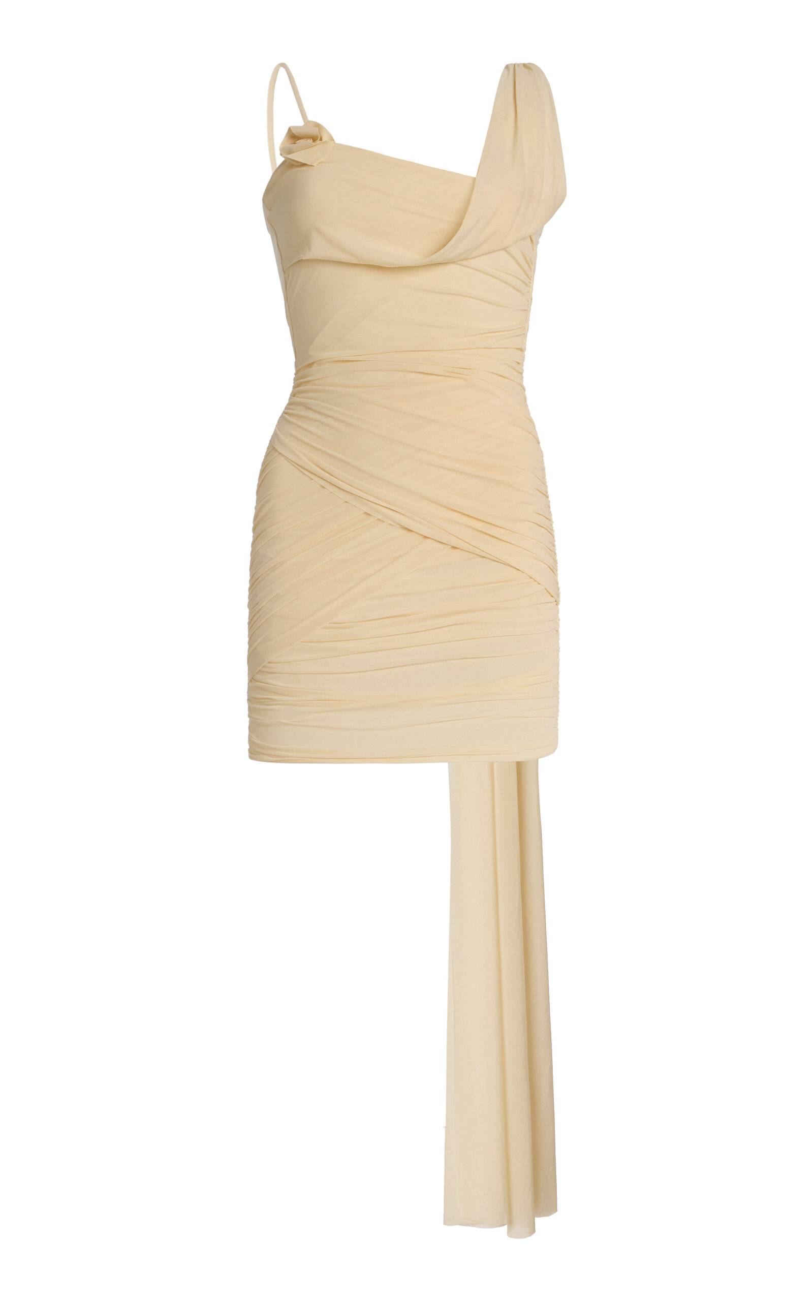 Maygel Coronel Hilvan Ruched Jersey Mini Dress - Men's Clothing