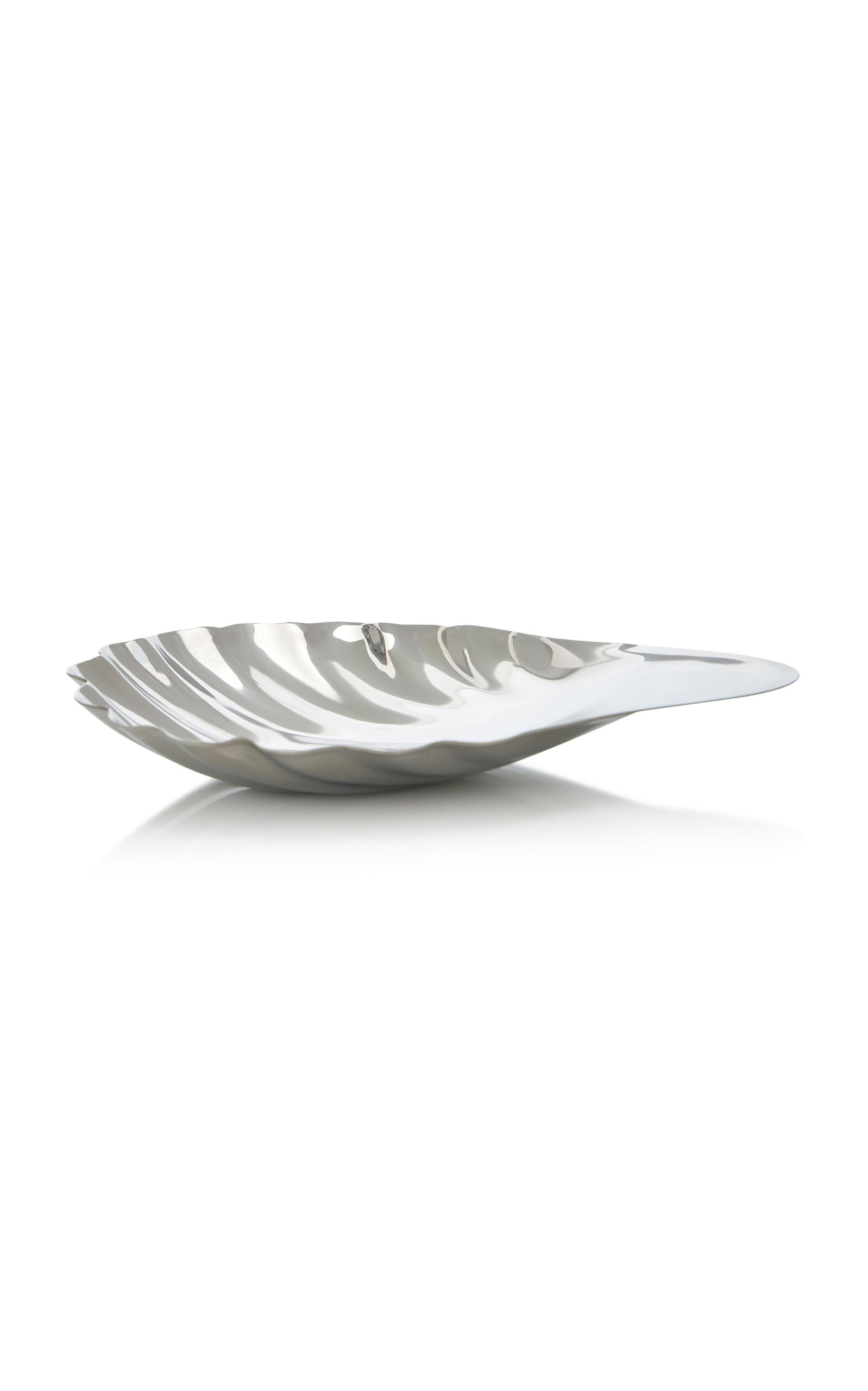 Tres J Silver-Plated Shell Tray - Neutral