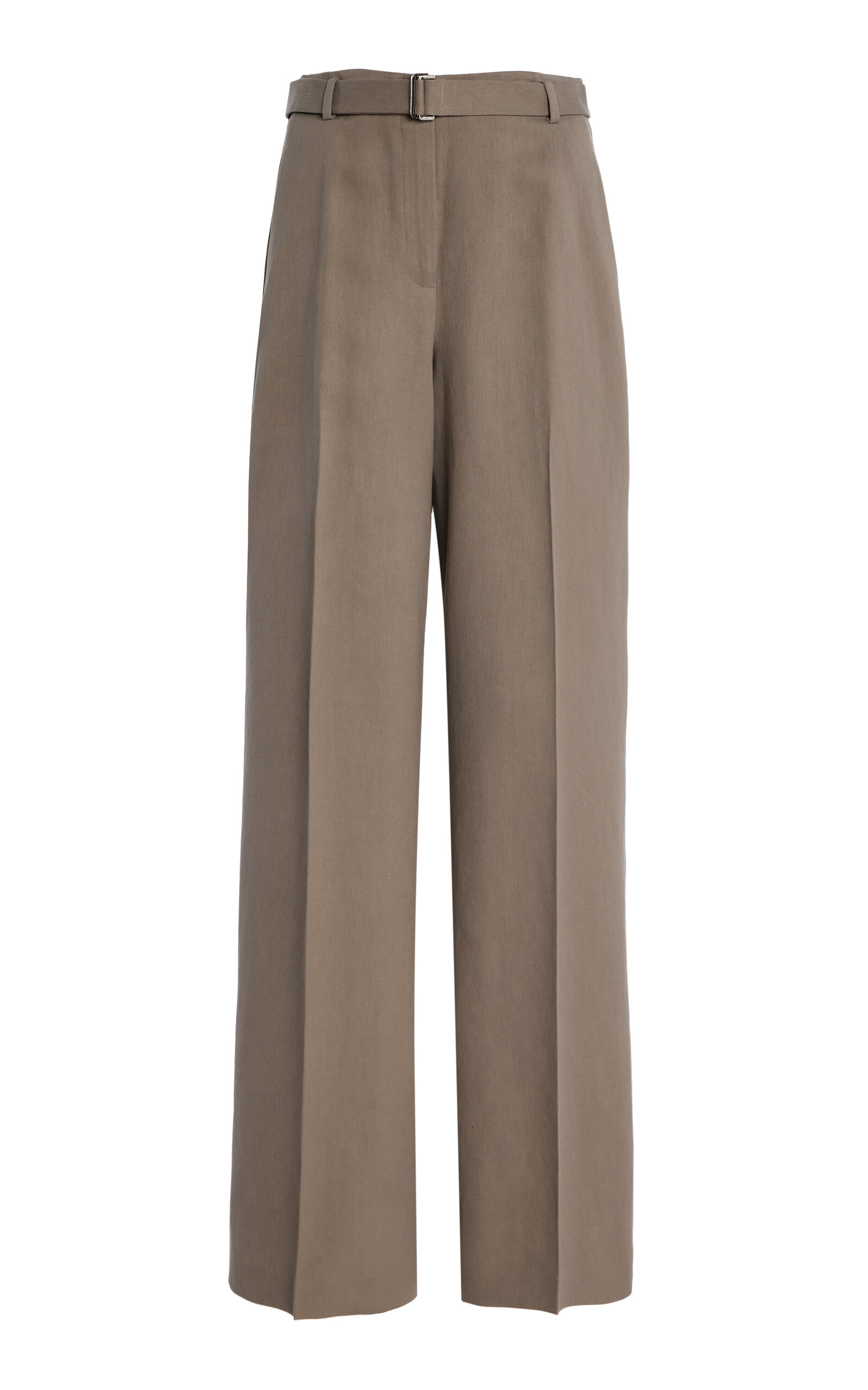 Noble Belted Linen Wide Leg Pant