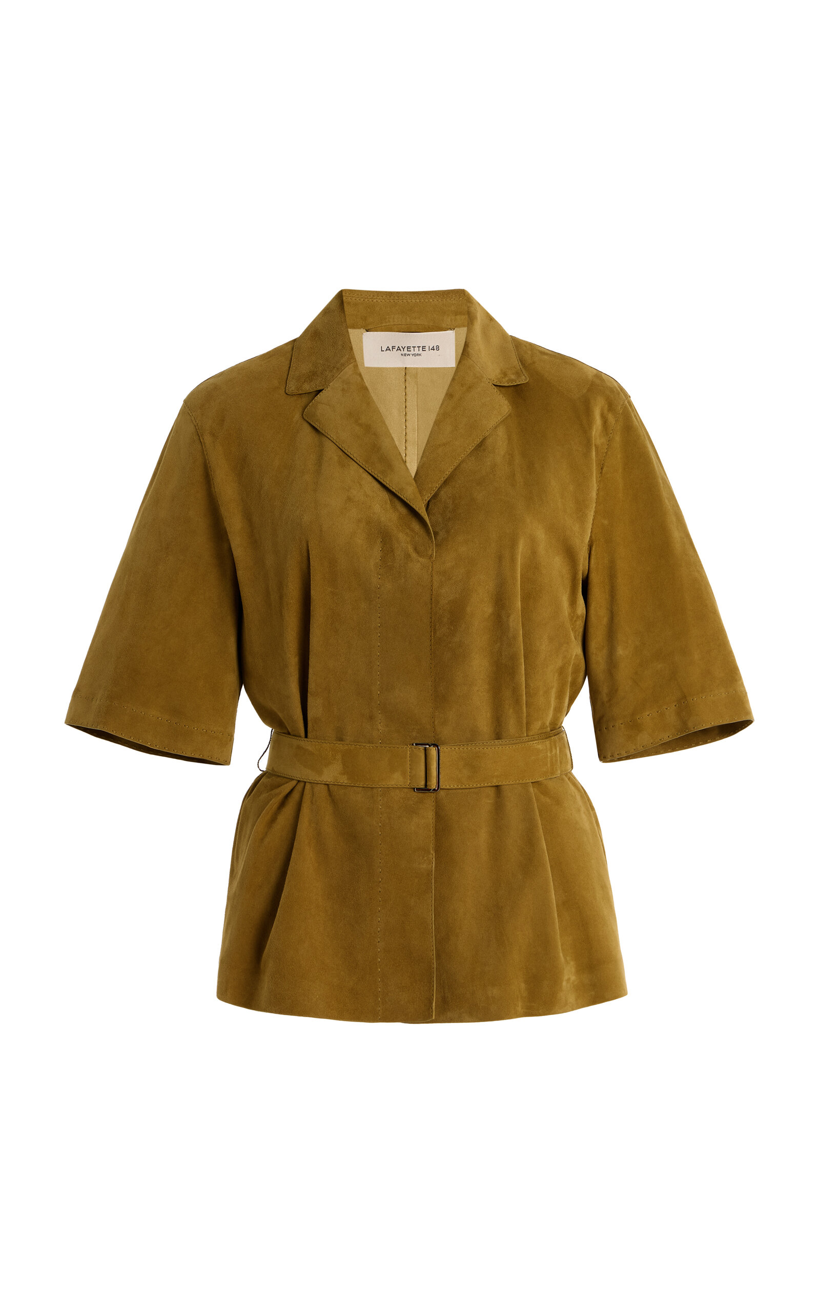 Belted Suede Jacket