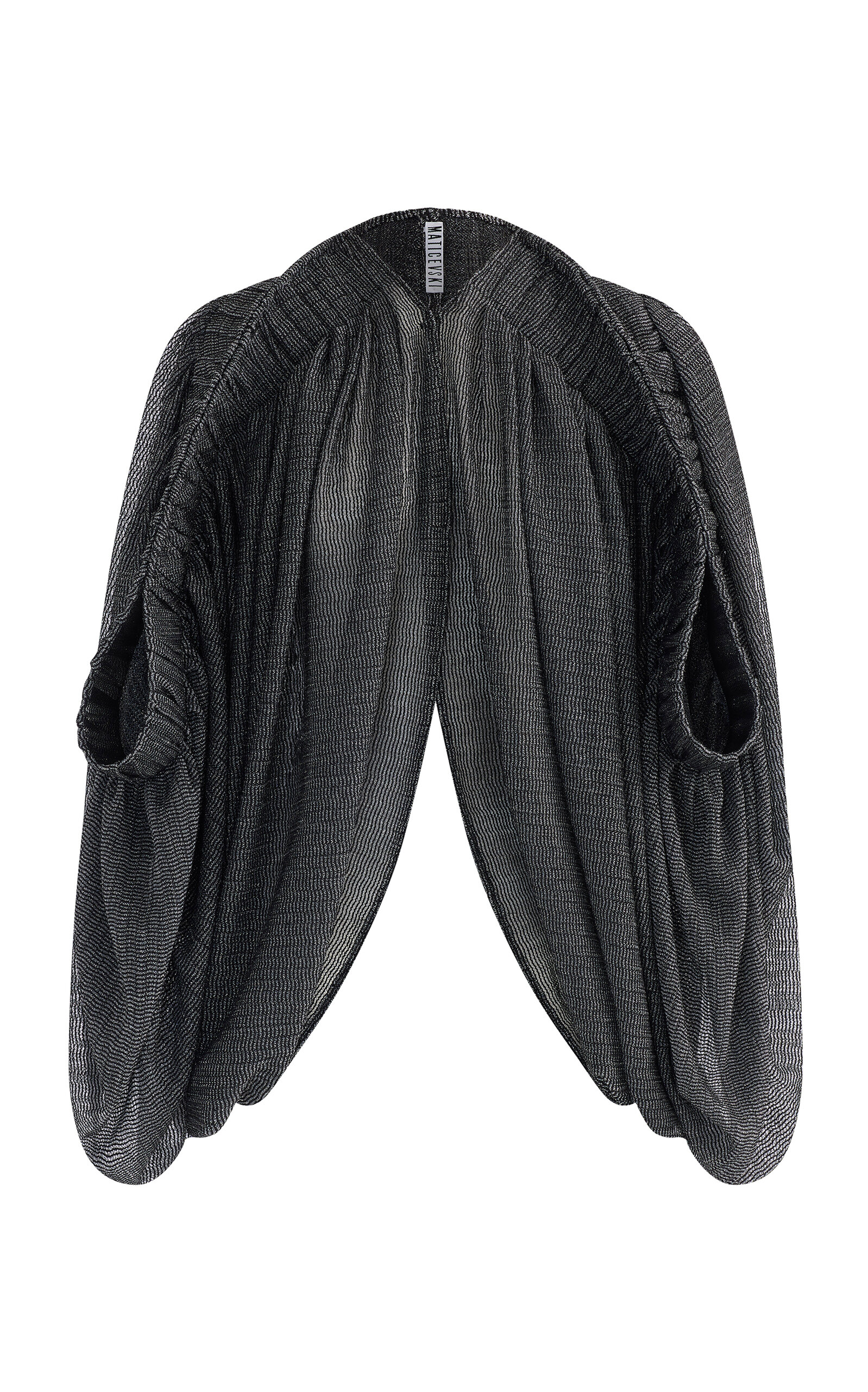 Maticevski Marleigh Gathered Cape Top