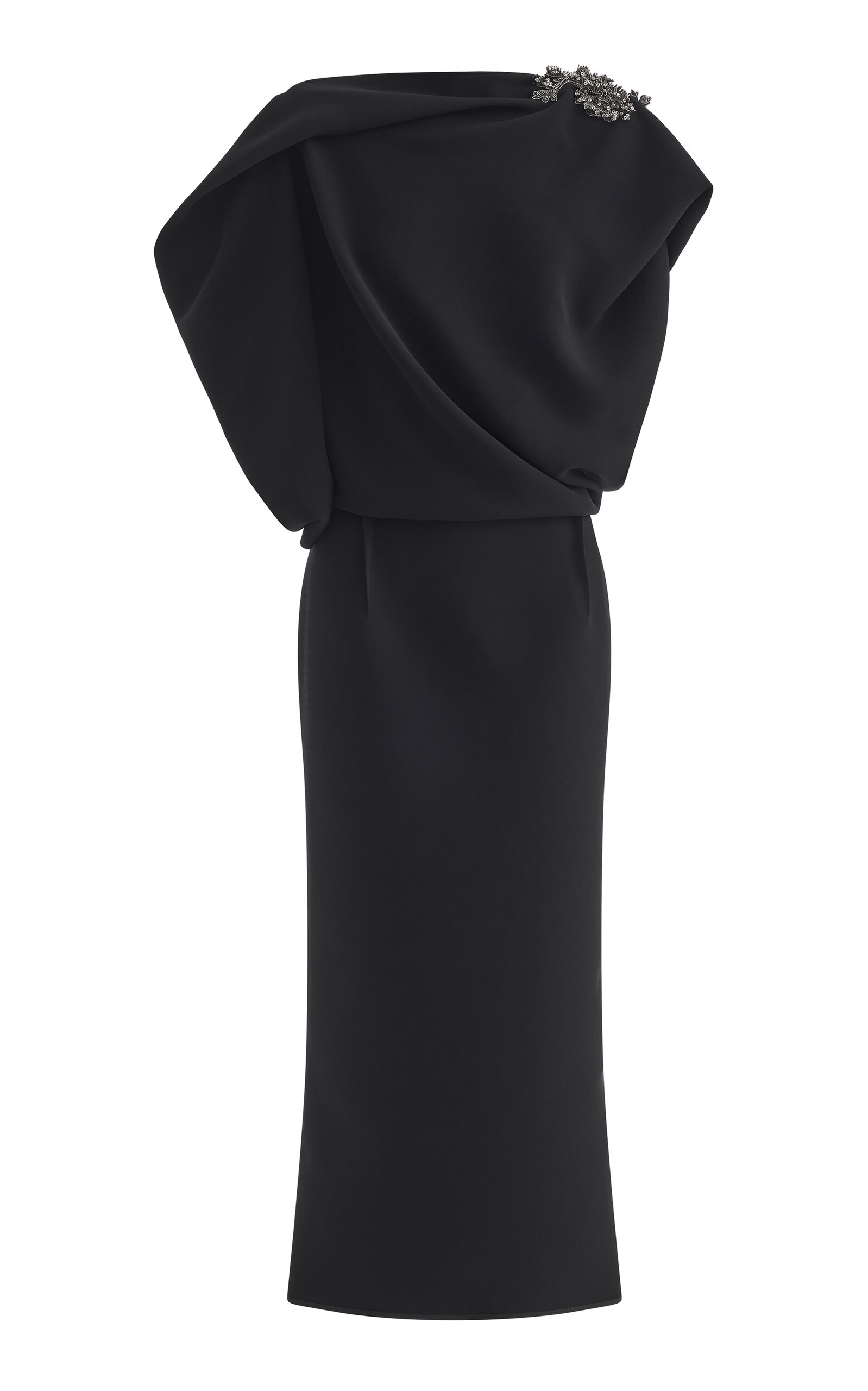 Maticevski Protocol Beaded Midi Dress - Black