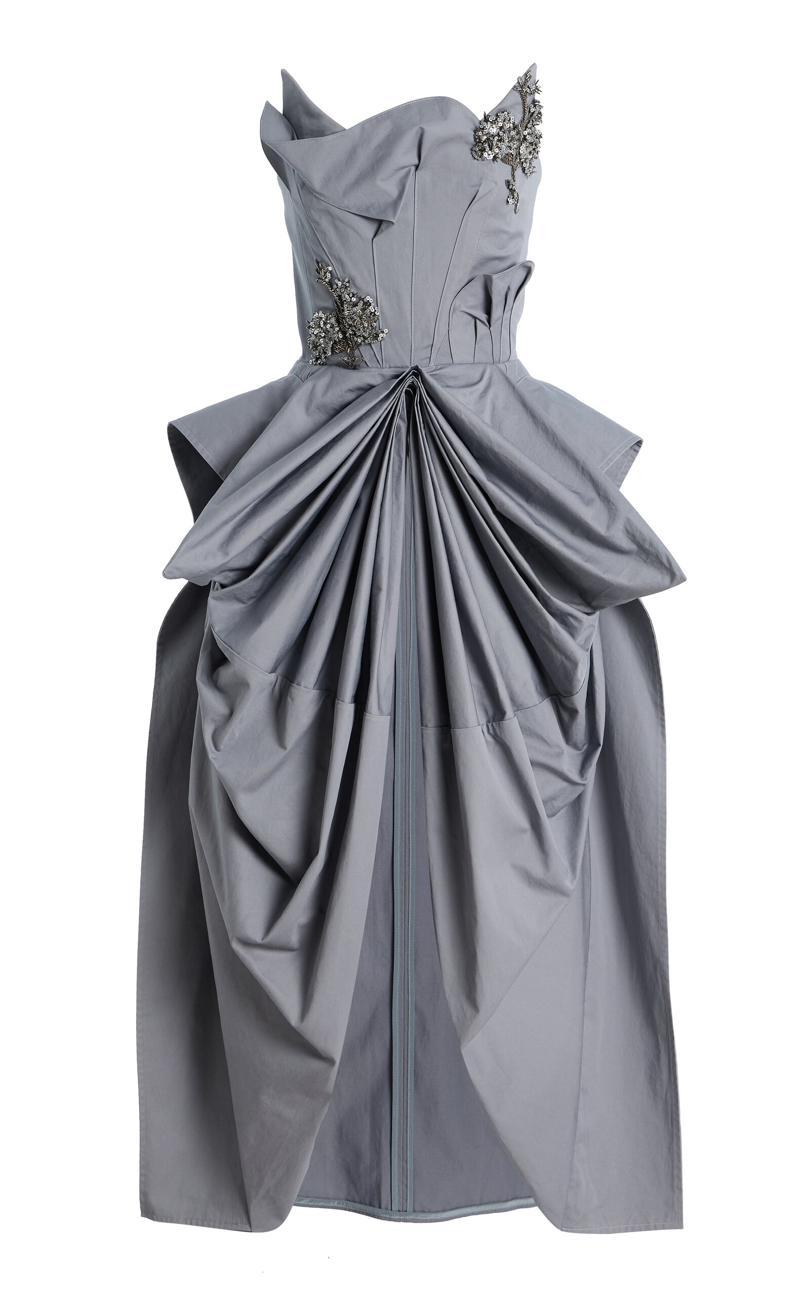 Maticevski Harbour Beaded Cotton Dress