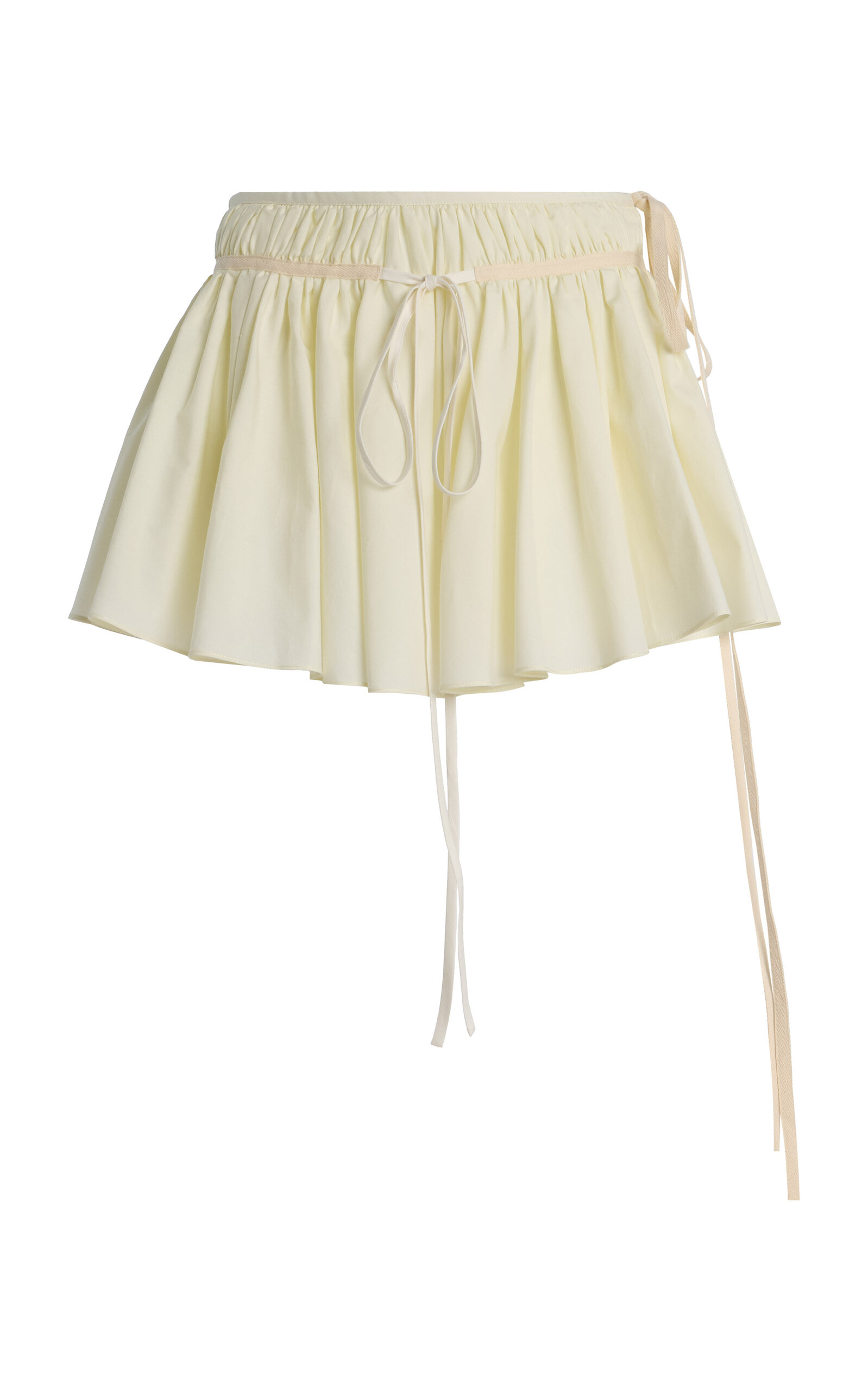 Tae Park Exclusive Volume Cotton Mini Skort - Women's Clothing