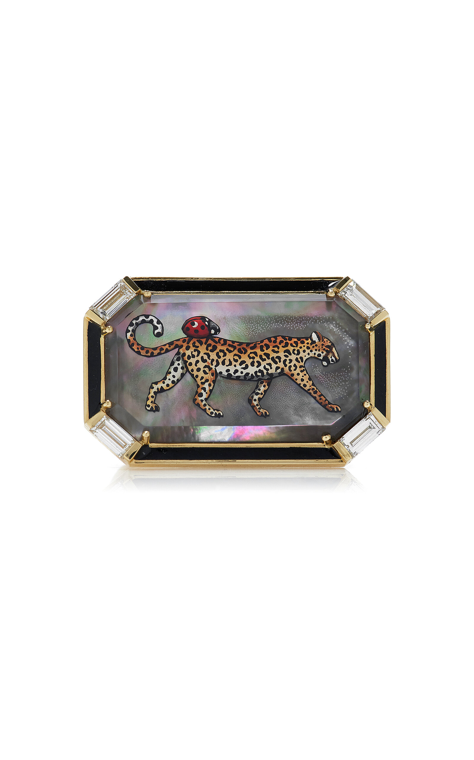 Make a Wish; Shopping Time 18K Yellow Gold Multi-Stone Ring