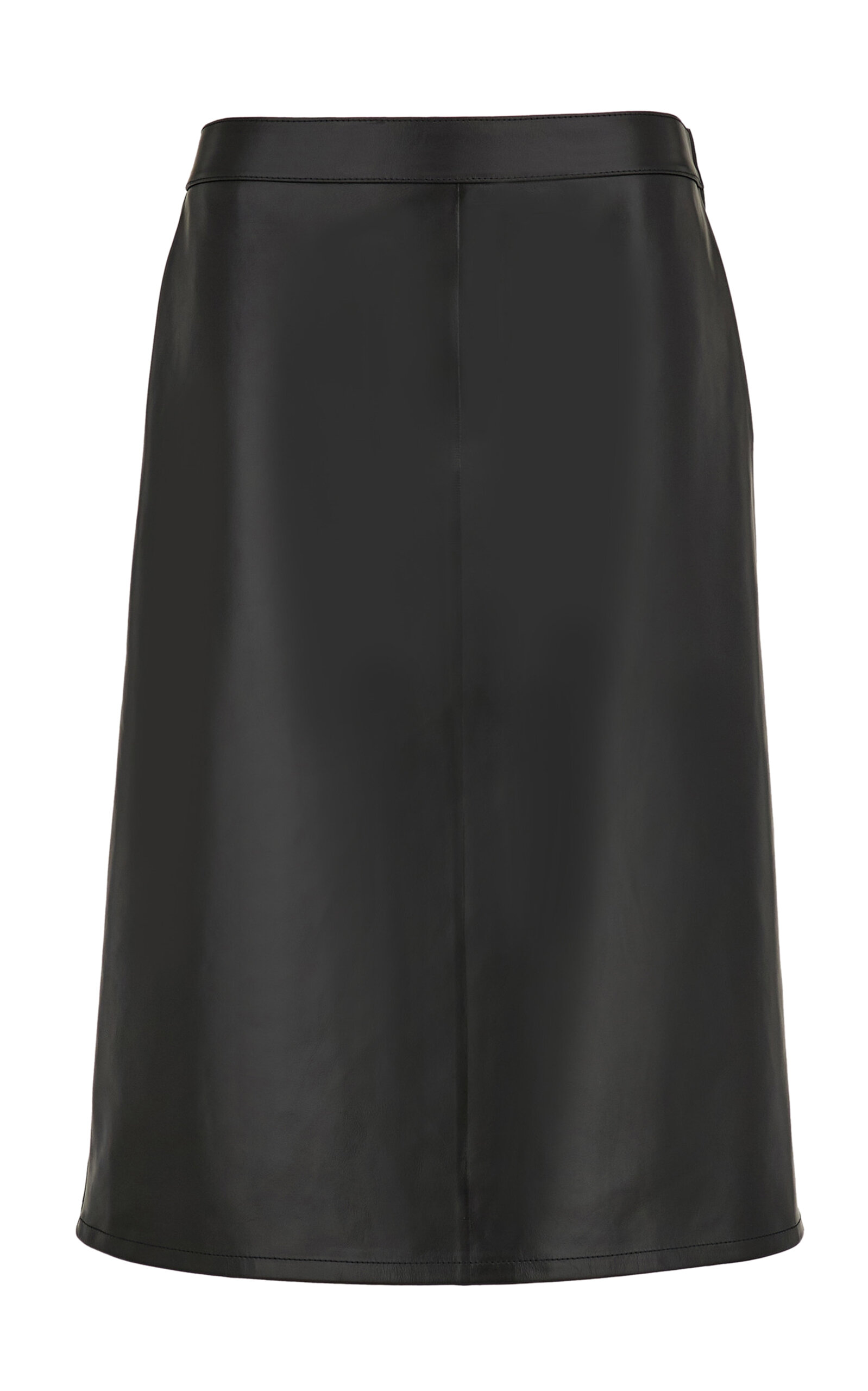 Ferragamo Leather Skirt - Black