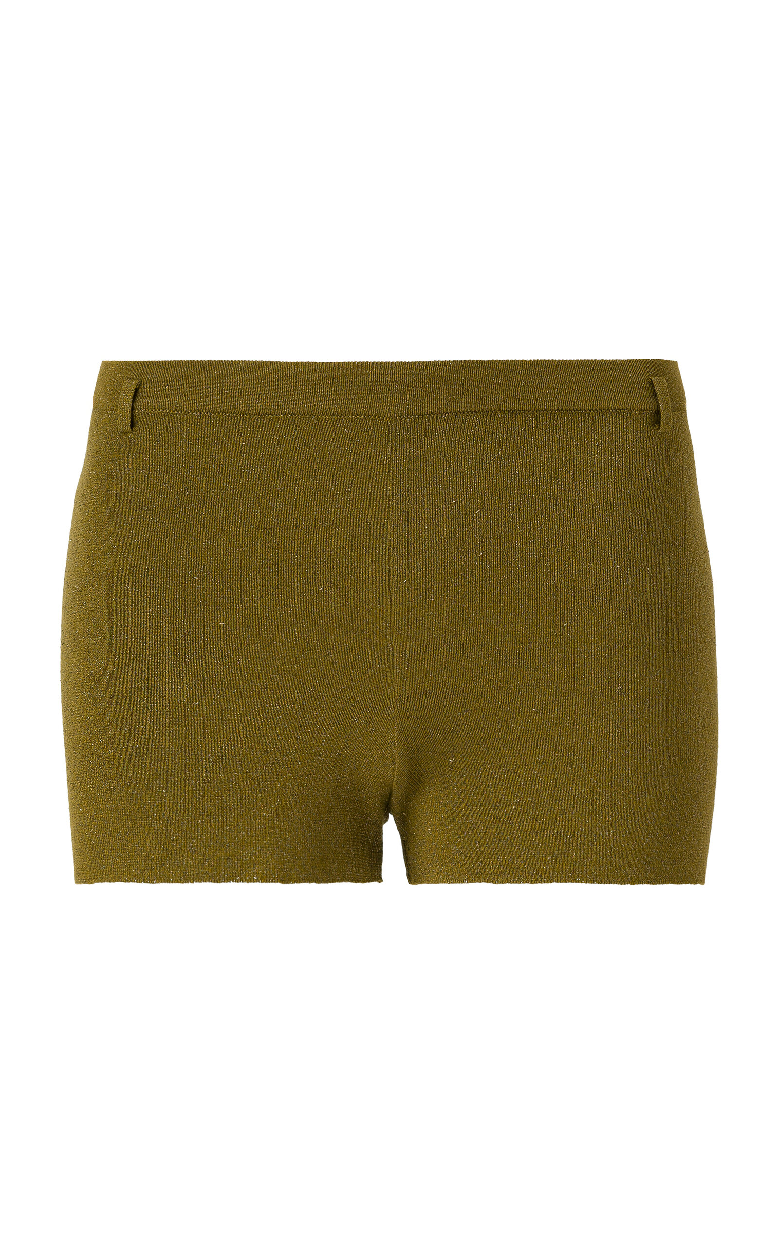 SIEDRÃS Sou Metallic Knit Shorts