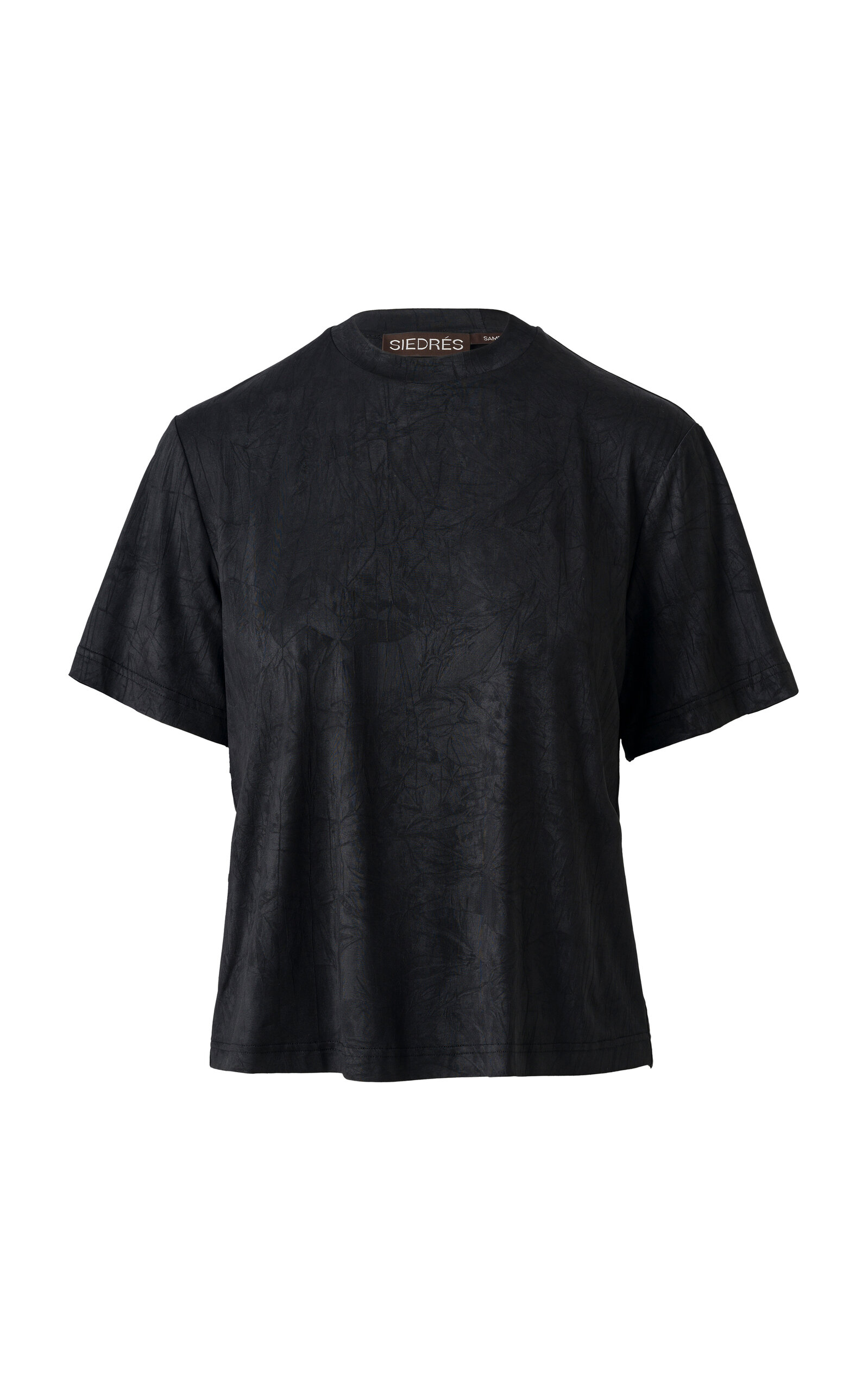 Siedres Ledus Jersey T-shirt In Black