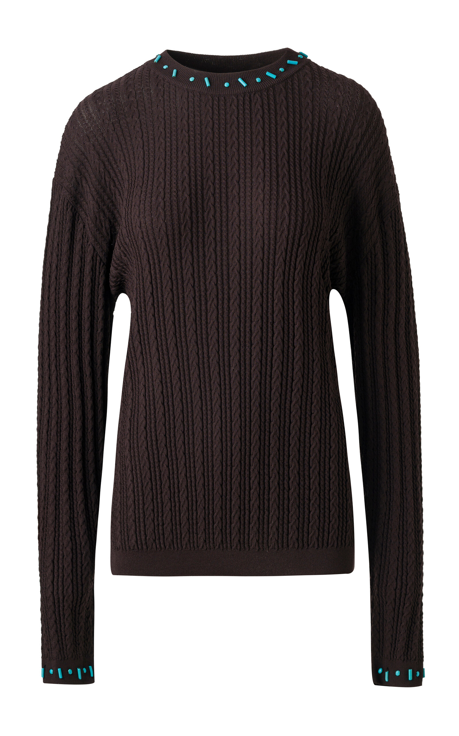 SIEDRÉS Mern Embellished Knit Sweater