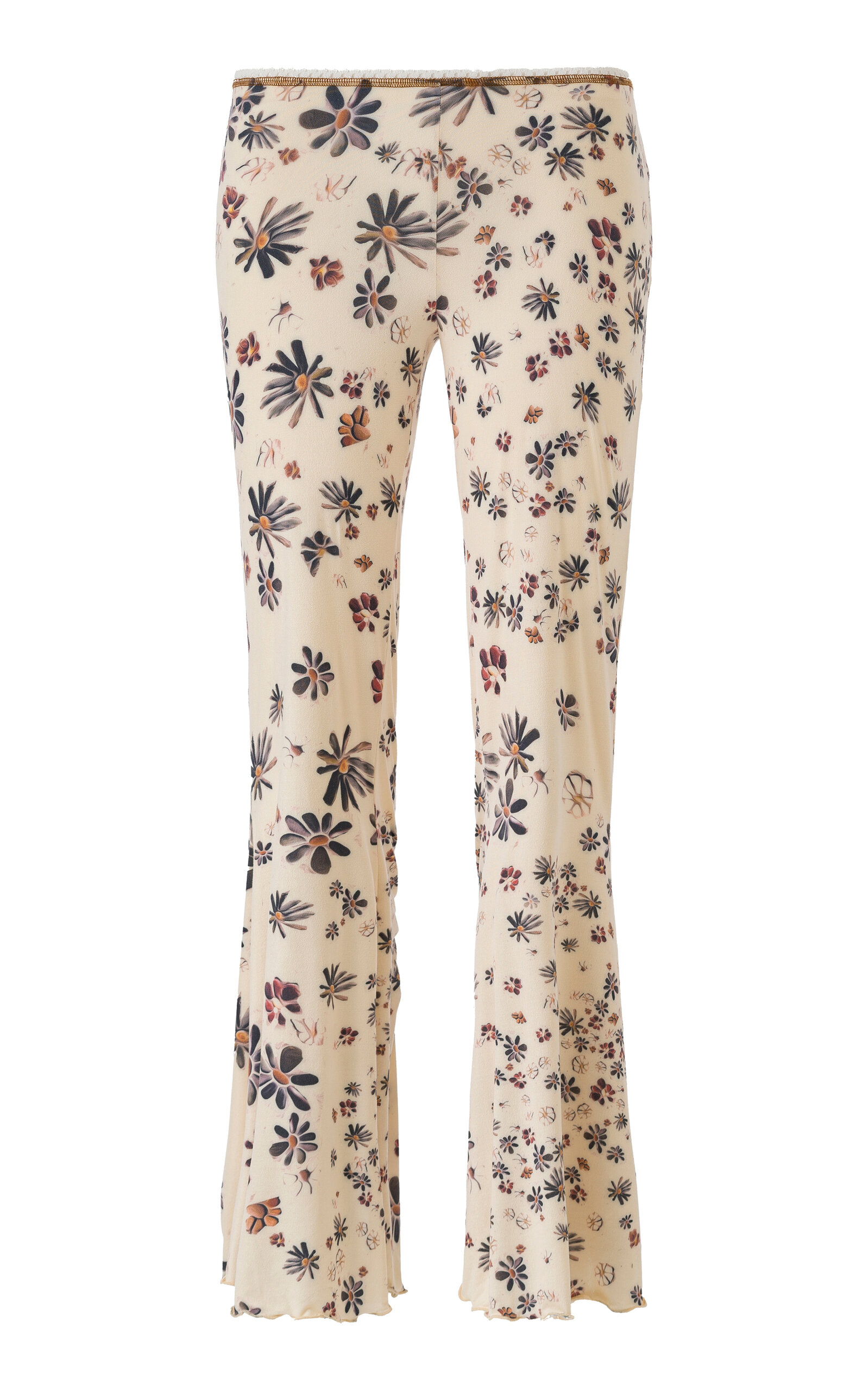 SIEDRÃS Jeslynn Low-Rise Jersey Flared Pants