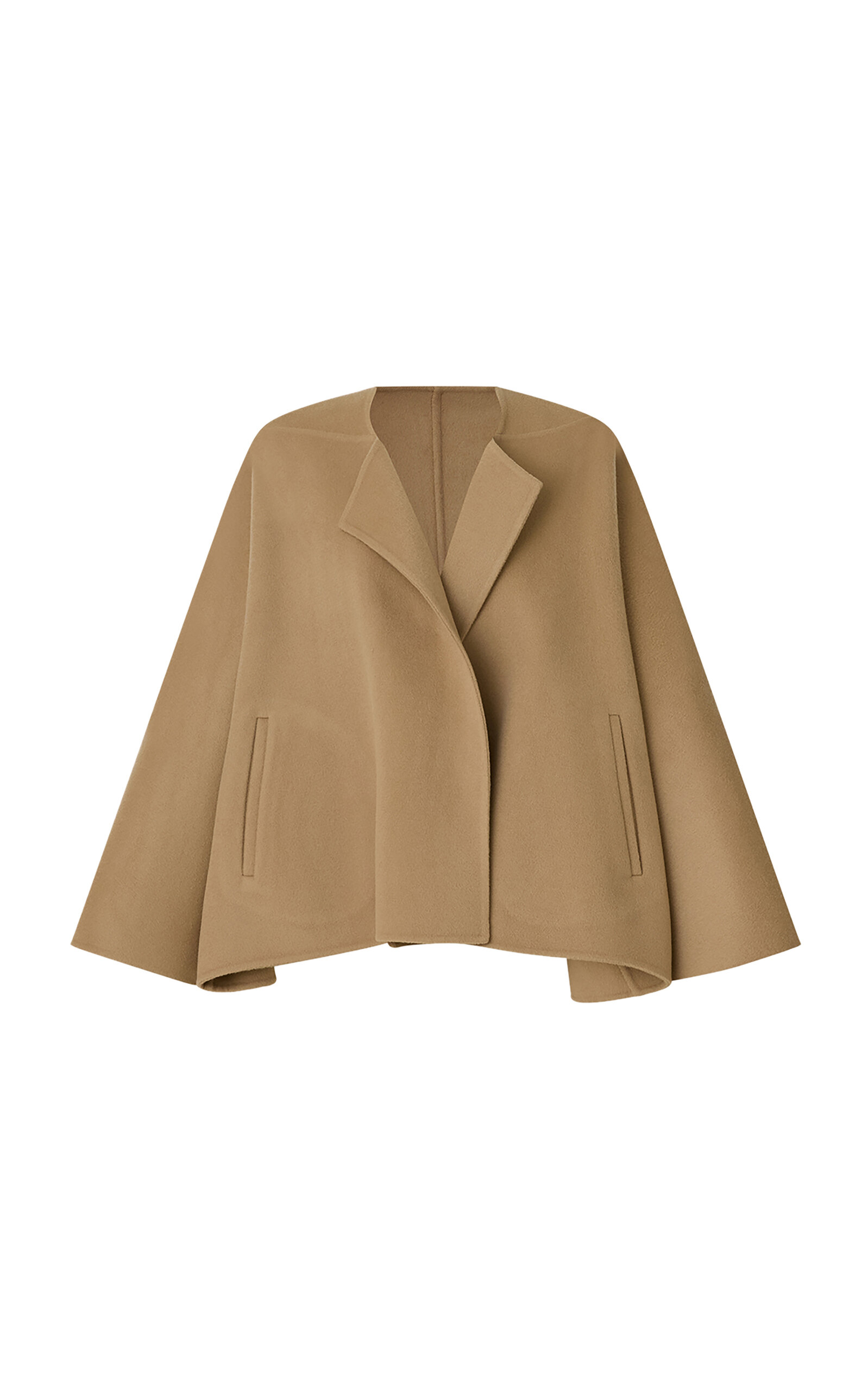 R2W Wool Cape Jacket - Nude - OS