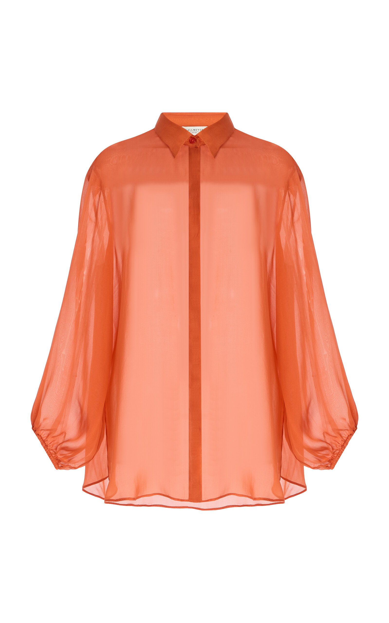 Ilia Balloon-Sleeve Silk Top