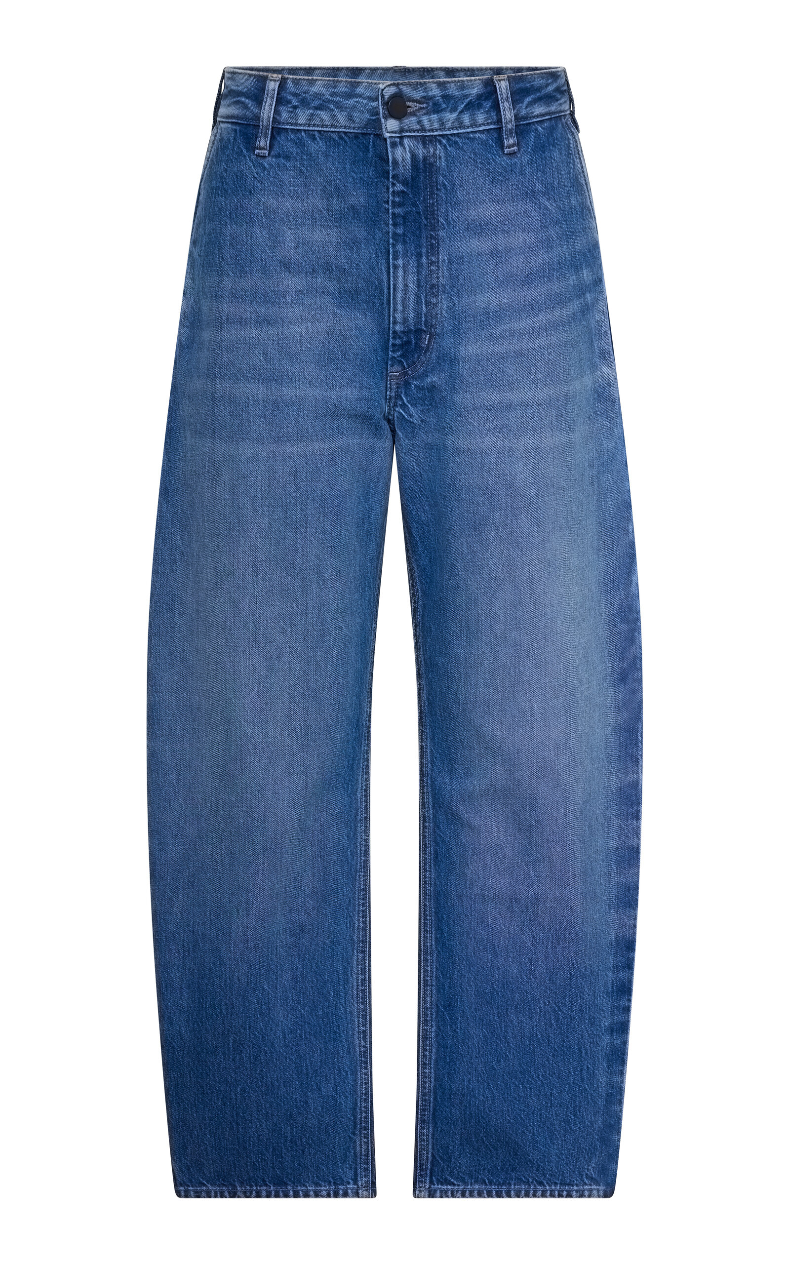 High-Rise Rigid Cropped Jeans