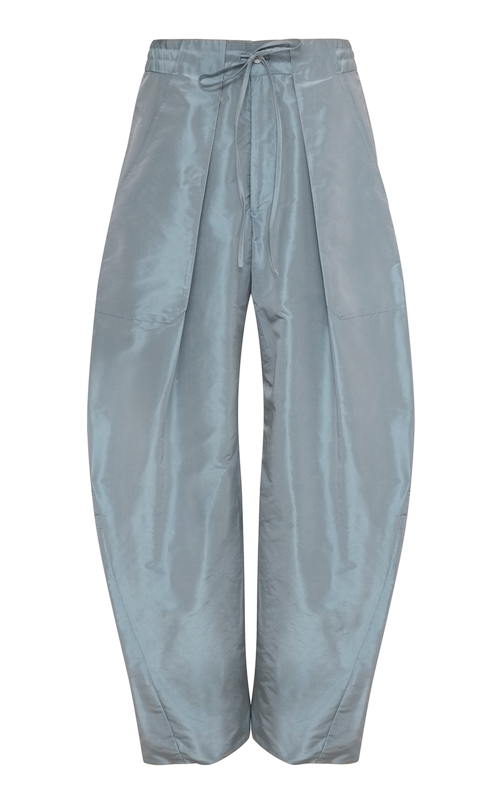 Kallmeyer Clemence Silk Pants In Gray