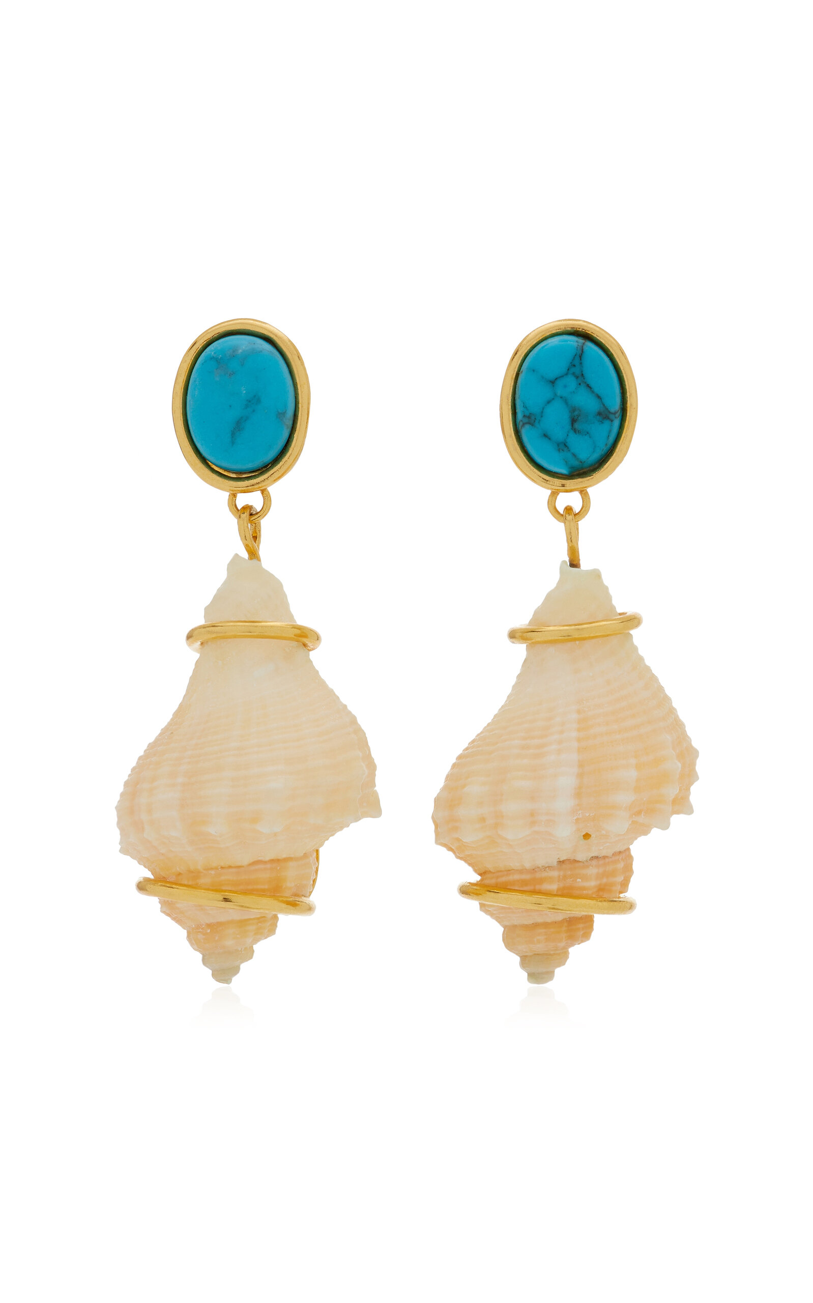 Jennifer Behr - Erasmus Shell Earrings - White - OS - Moda Operandi - Gifts For Her 132$