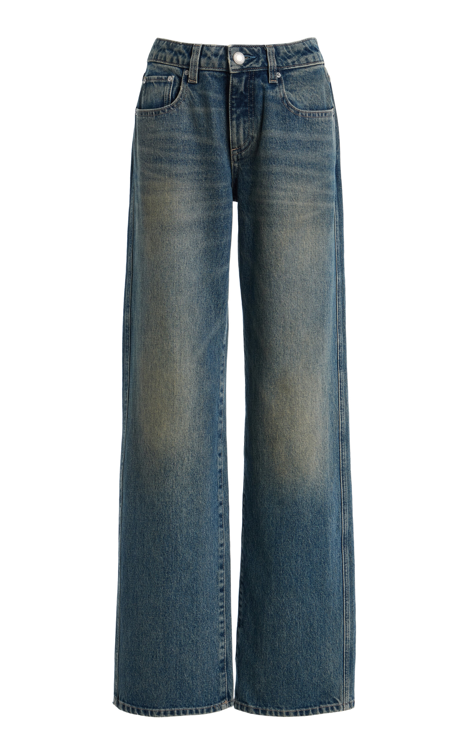 Drue Low-Rise Straight-Leg Jeans