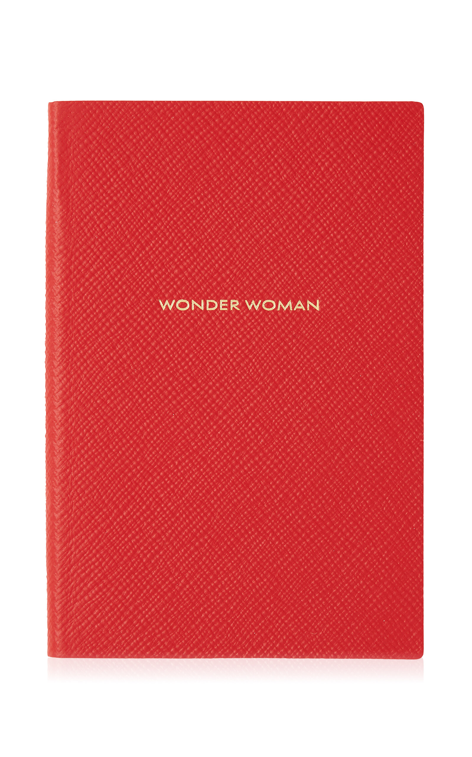 Smythson Wonder Woman Chelsea Leather Notebook - Red