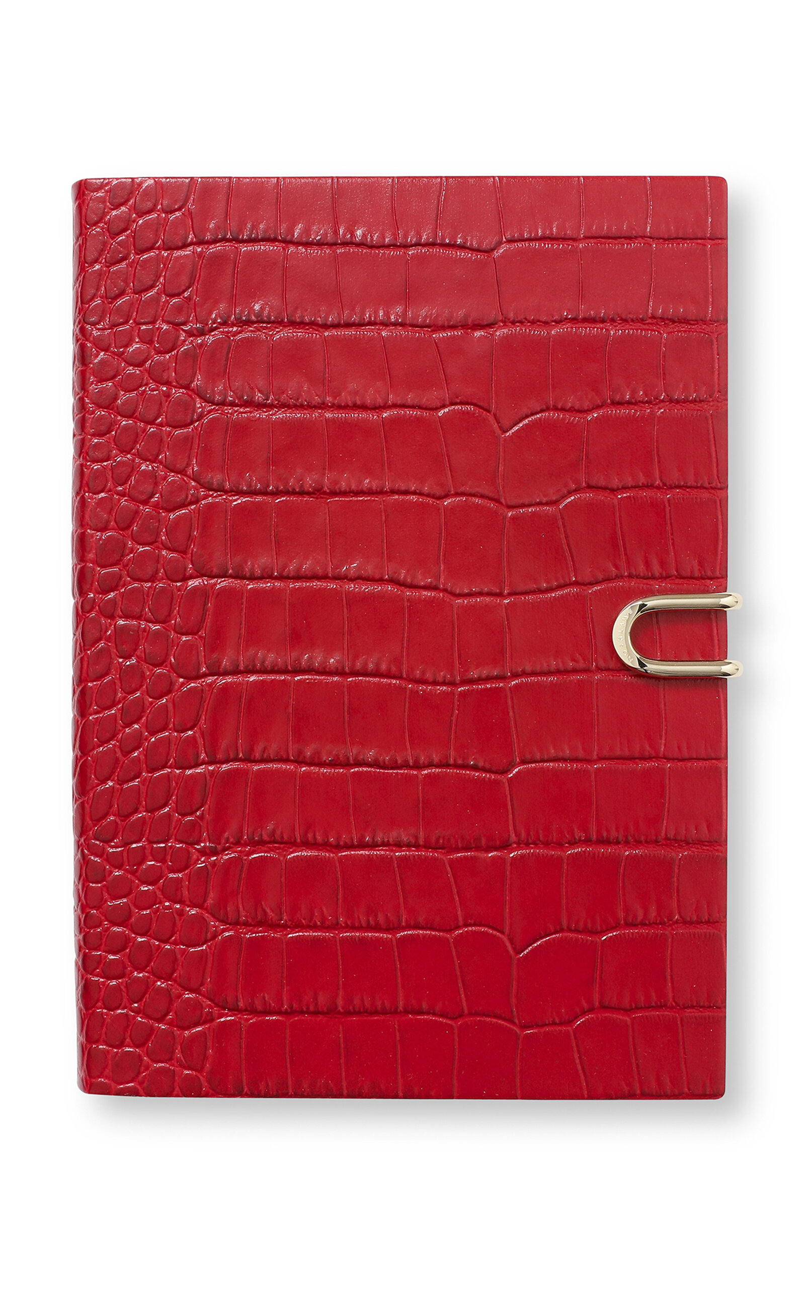 Smythson Mara Soho Leather Notebook - Red