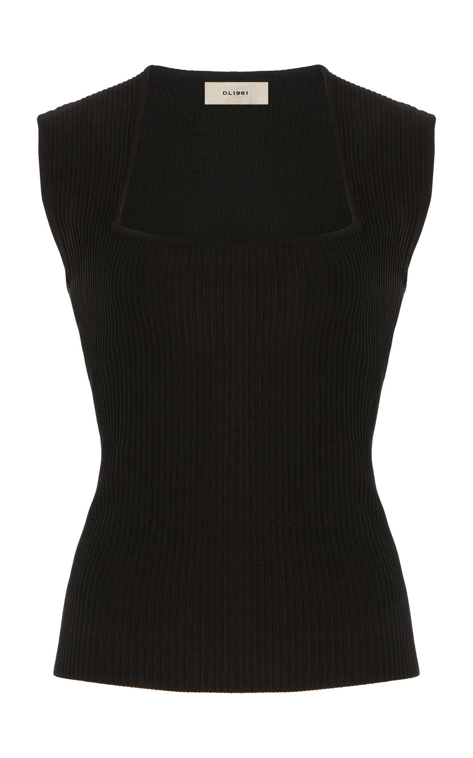 Instasculpt™ Rib Square Neck Top