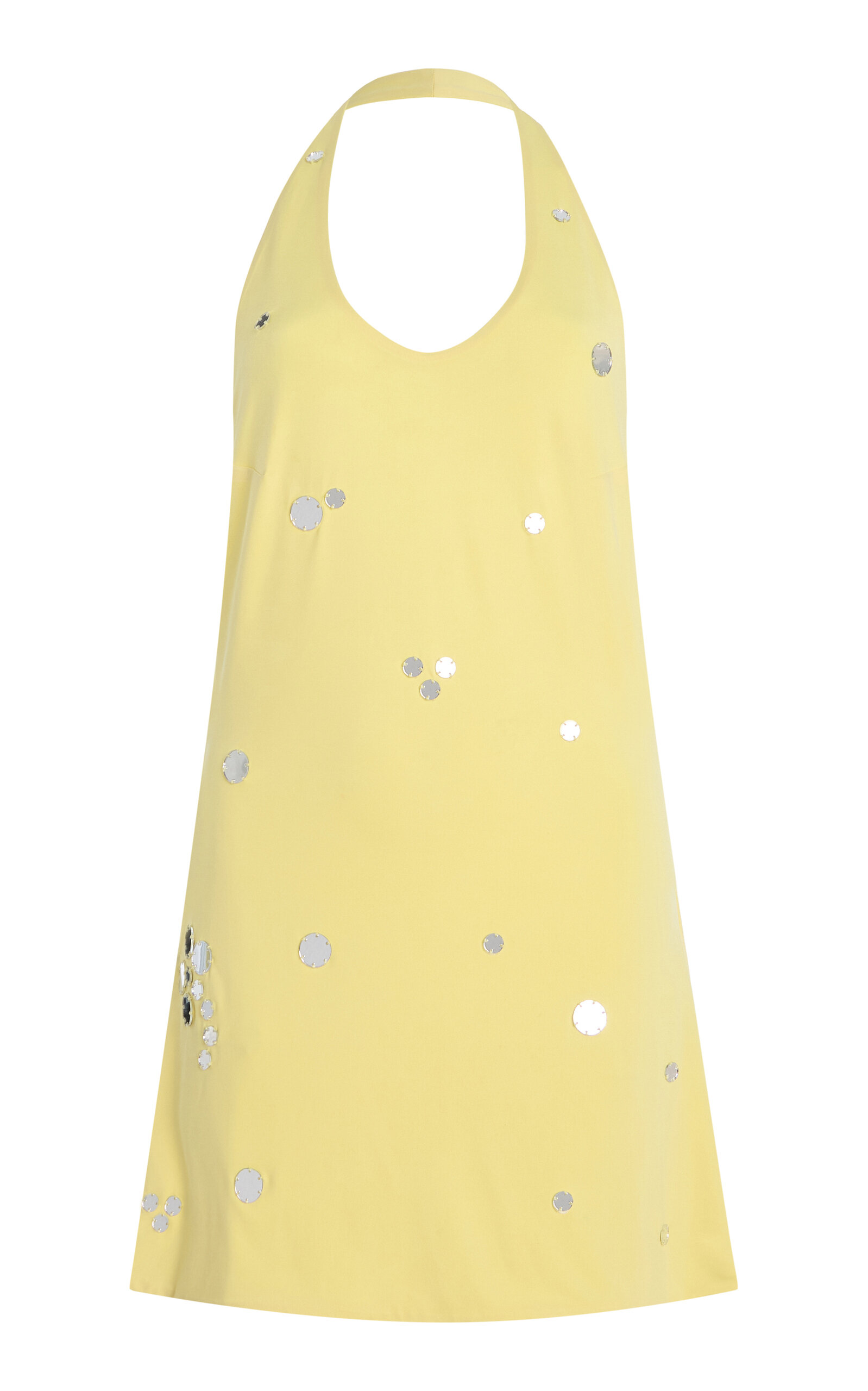 SIEDRÉS Exclusive Riviera Nens Jersey Halter Mini Dress