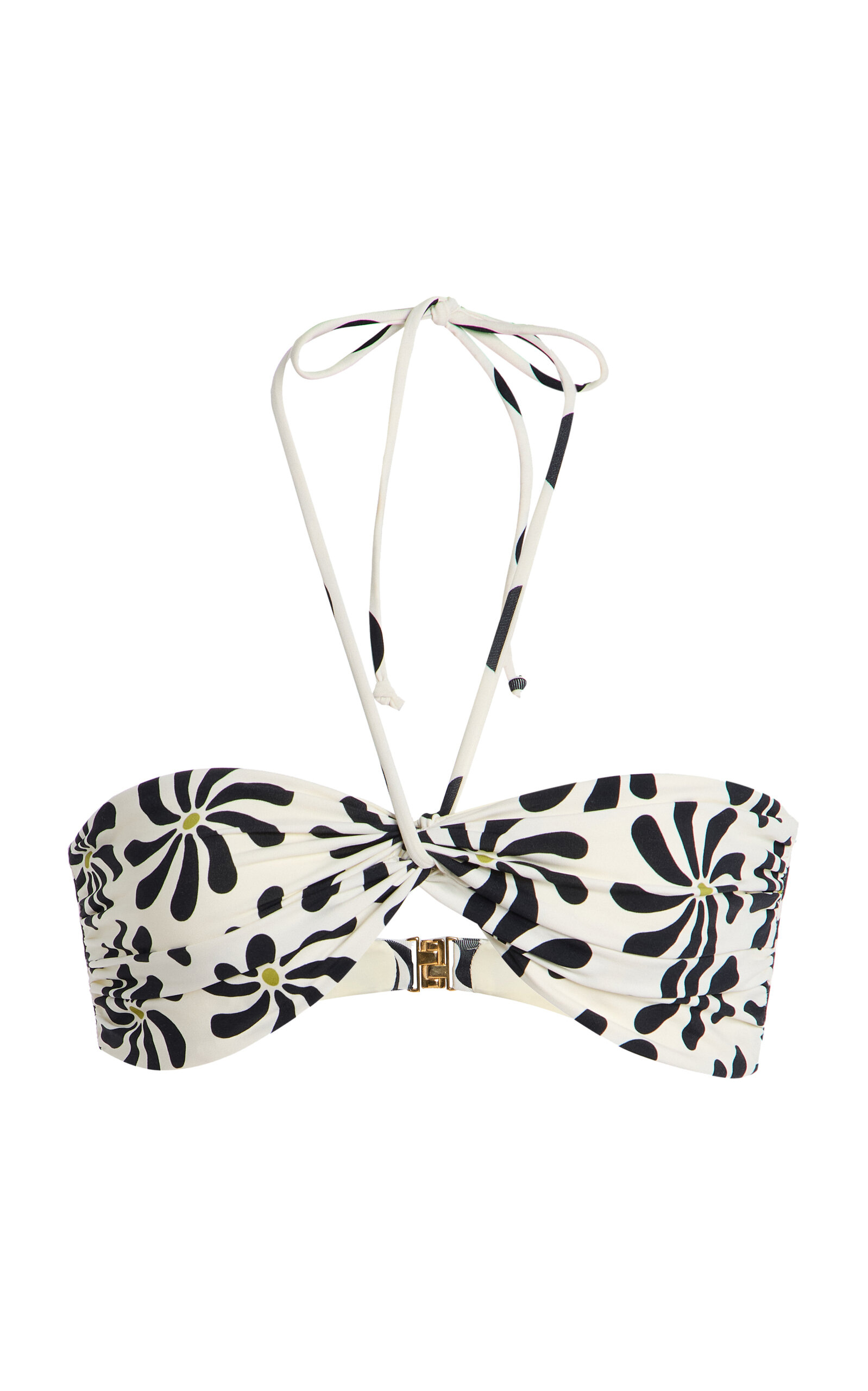 Cala de la Cruz Exclusive Martina Bikini Top - Black/white
