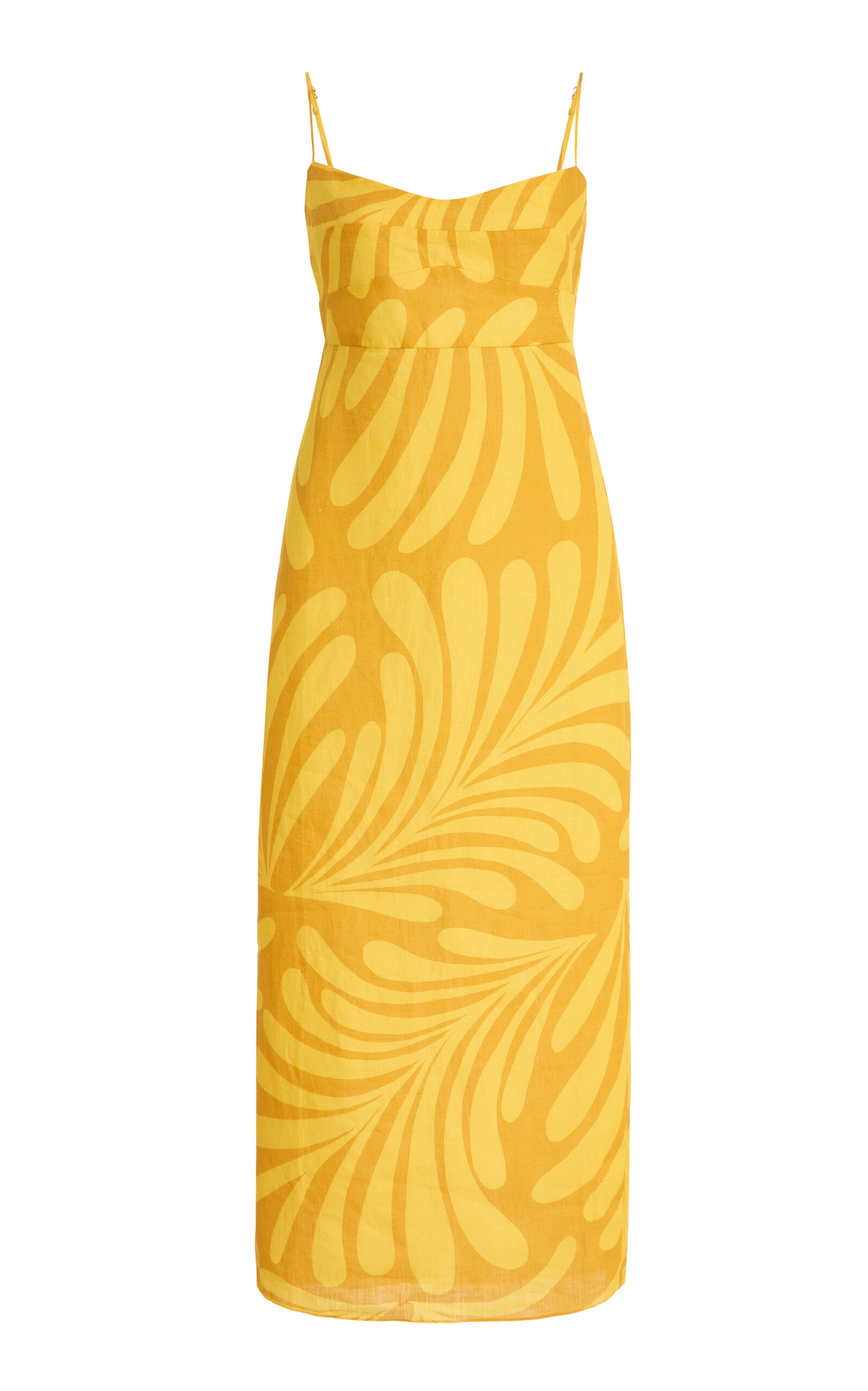 Cala De La Cruz Exclusive Paloma Linen Midi Dress