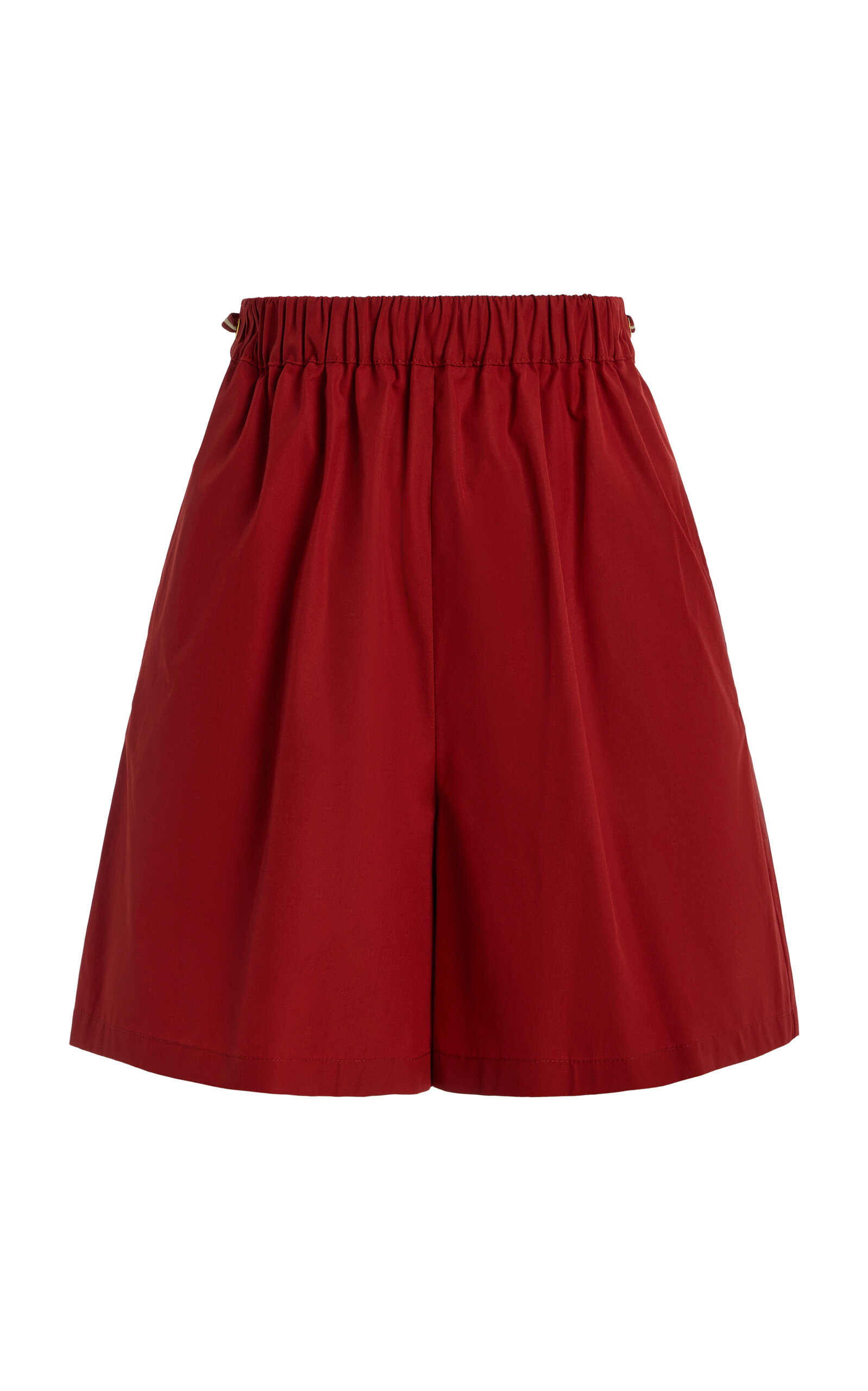 Max Mara Haway Cotton Short Trousers - Red