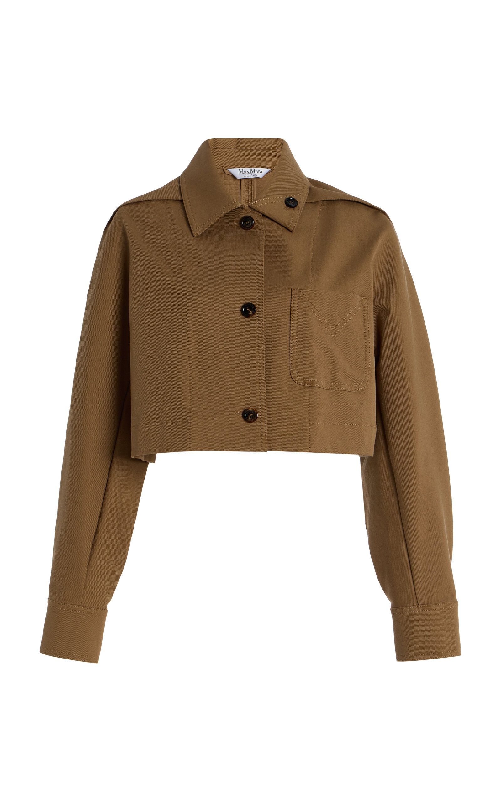 Max Mara Smalto Cotton Jacket - Brown