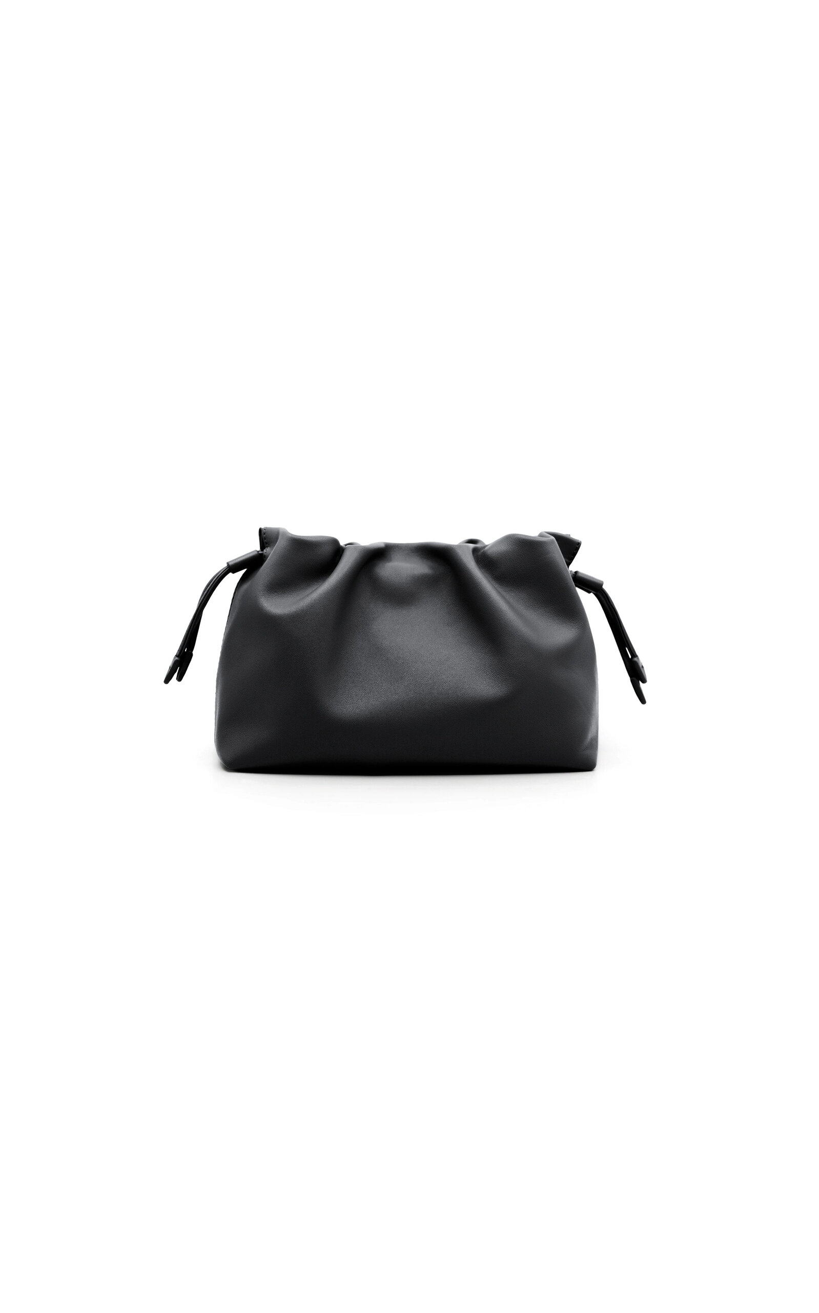 Alexandra Petite Leather Drawstring Bag