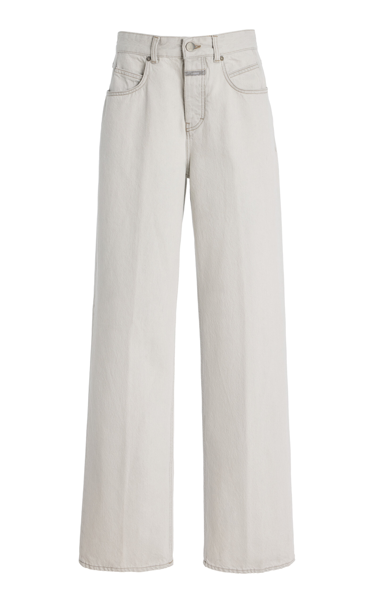 Nikka Rigid Mid-Rise Wide-Leg Jeans