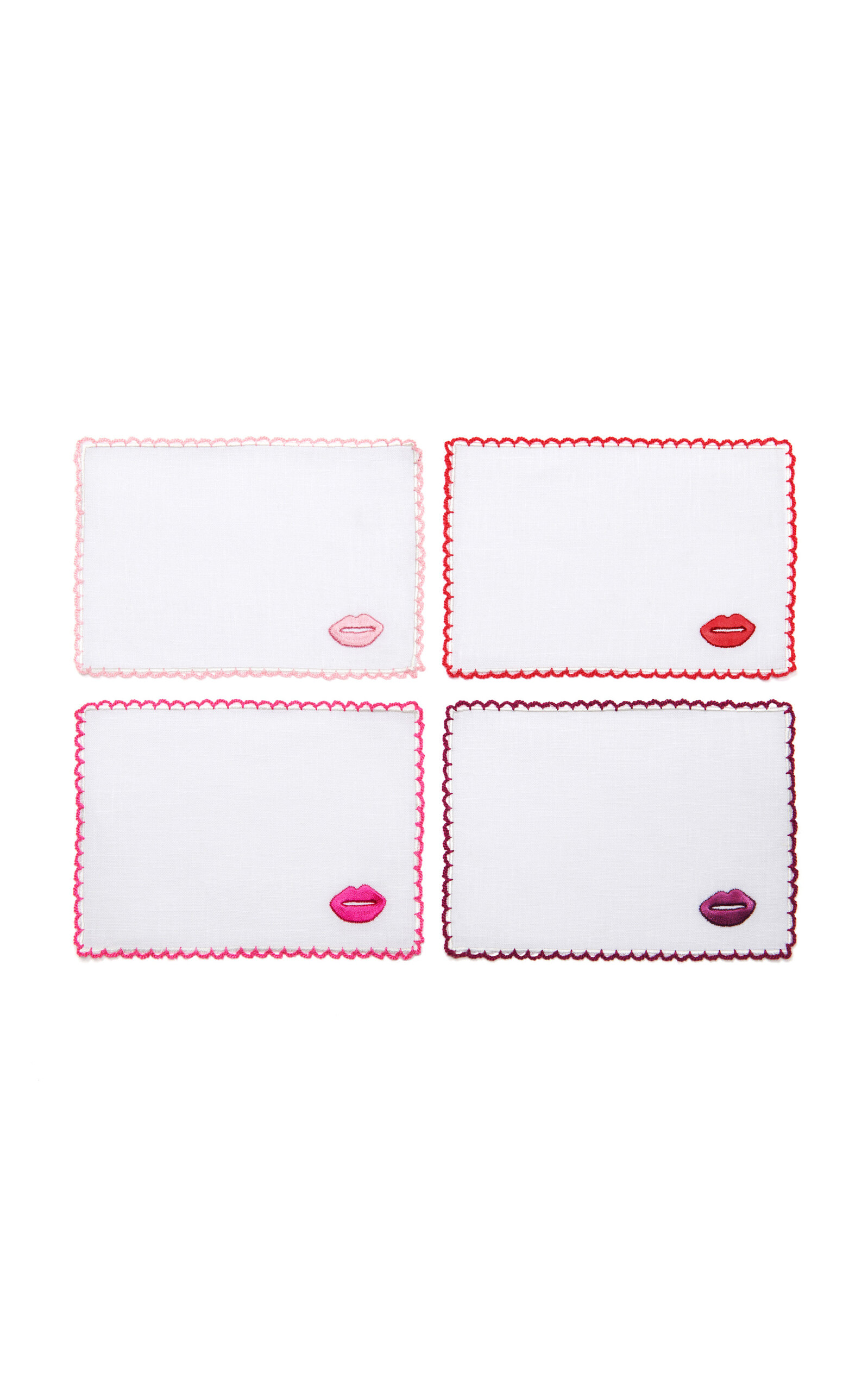 Dear Annabelle Lipstick Kisses Cocktail Napkins - Multi