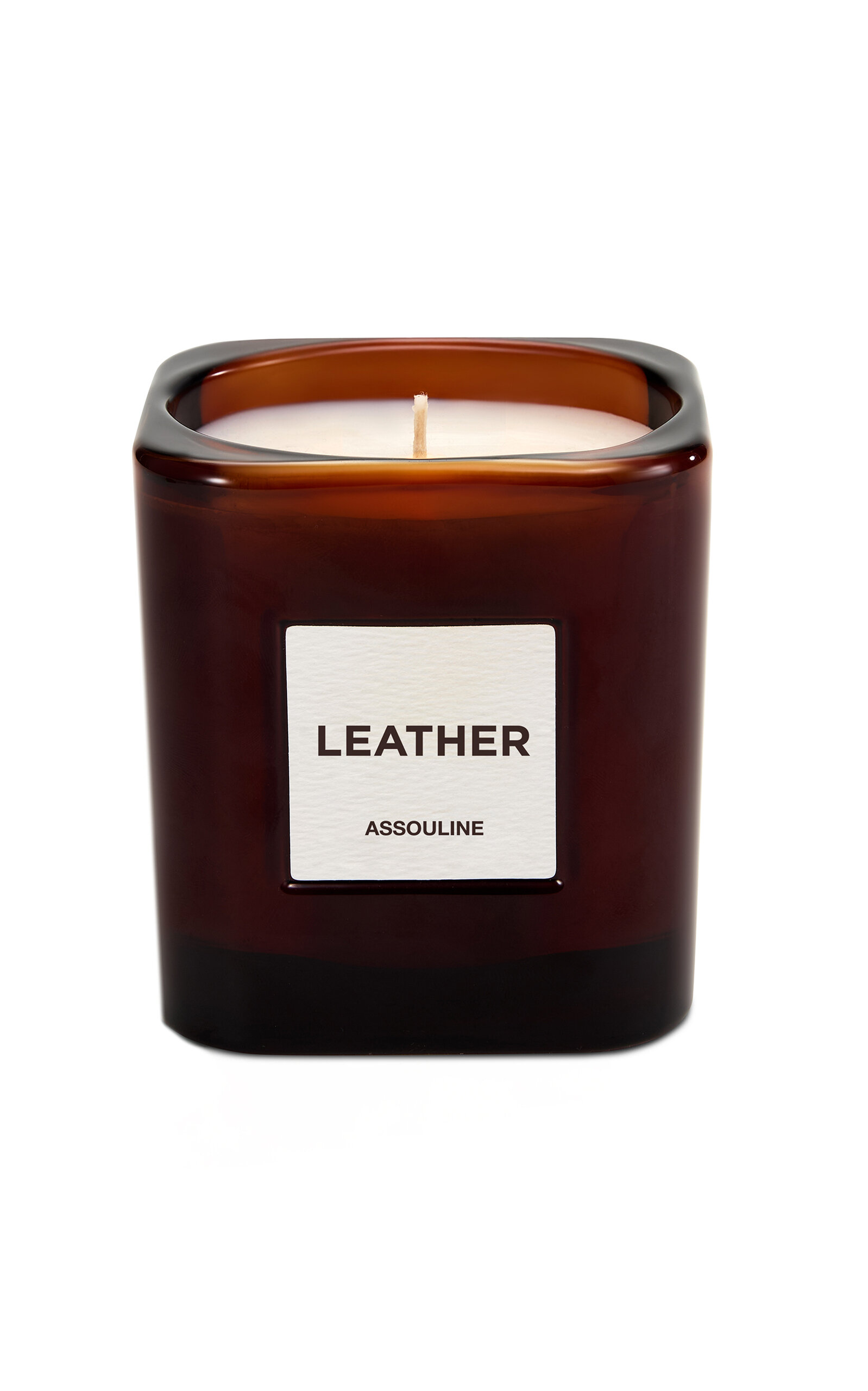Assouline Library Candle: Leather