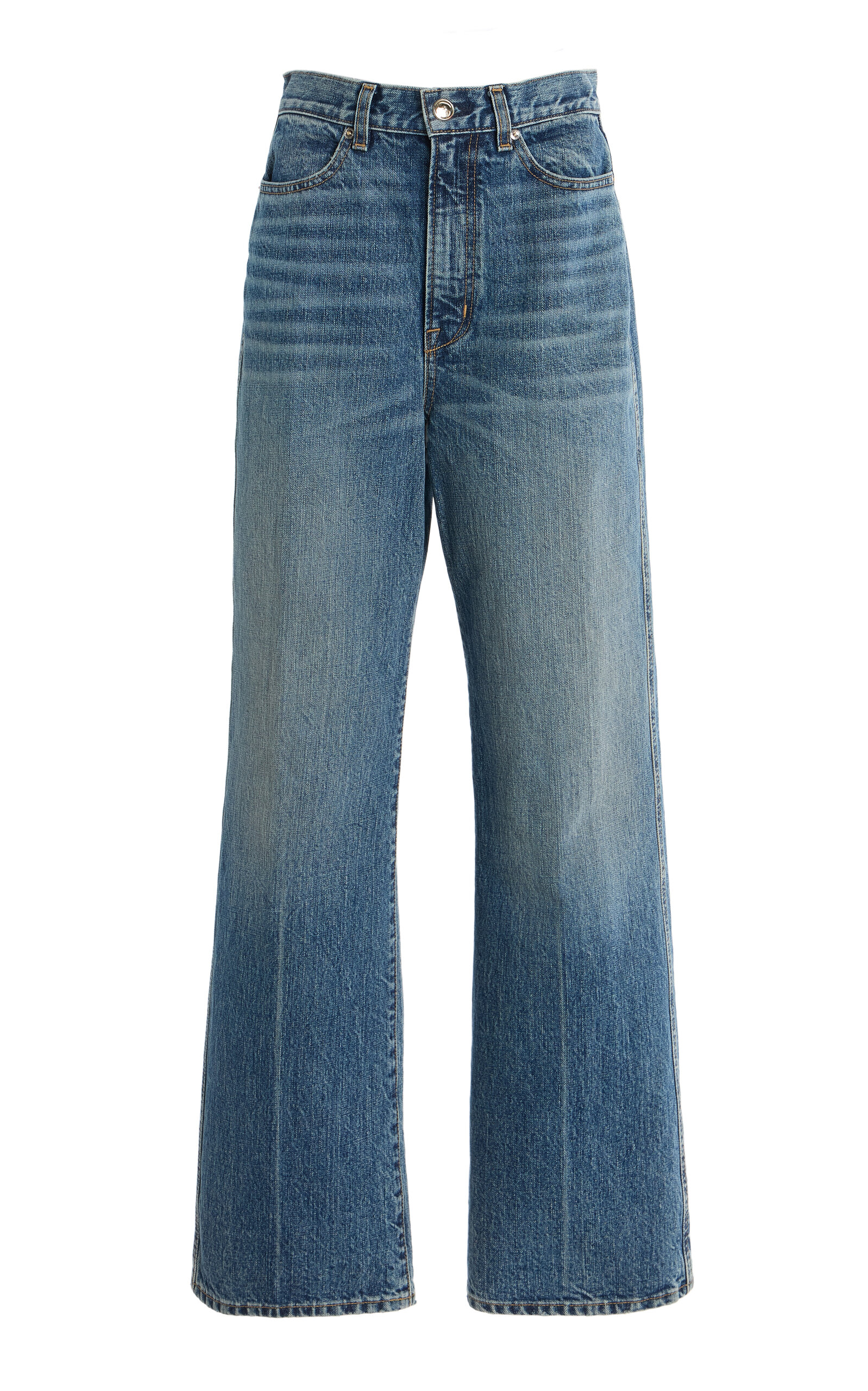 RÙADH Exclusive The Quinn Rigid High-Rise Straight-Leg Jeans