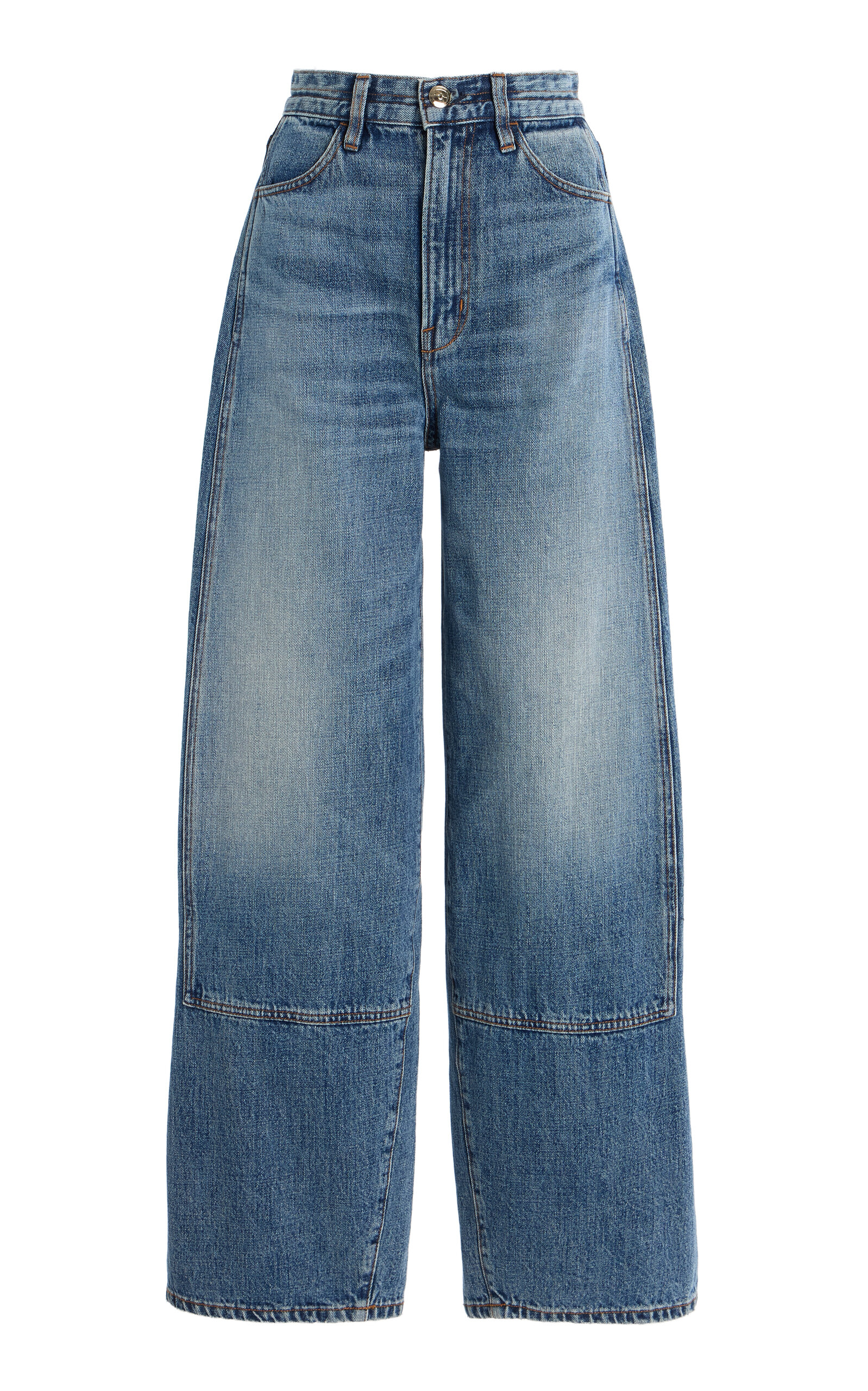 RÙADH Exclusive The Rhone Rigid High-Rise Curved Jeans - Women's Clothing