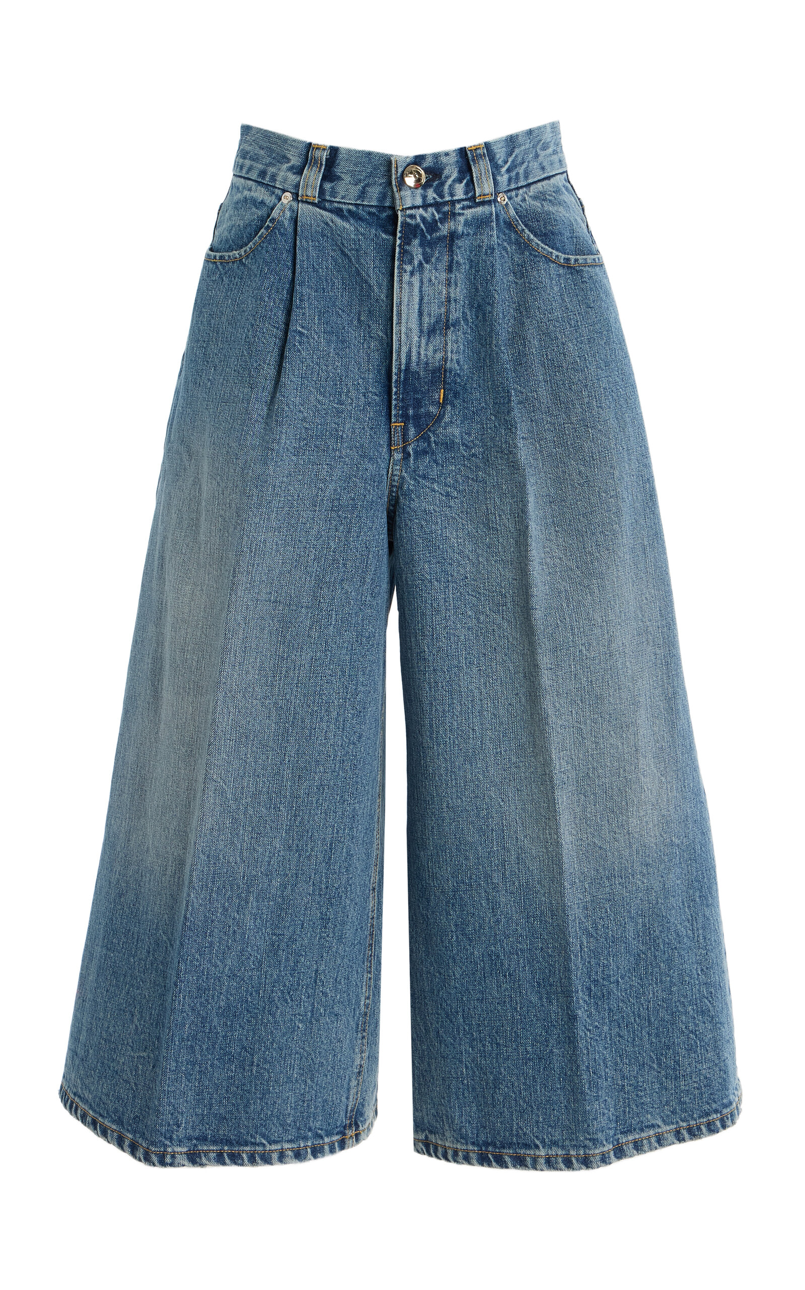 RÙADH Exclusive The Raasey Rigid High-Rise Gaucho Jeans